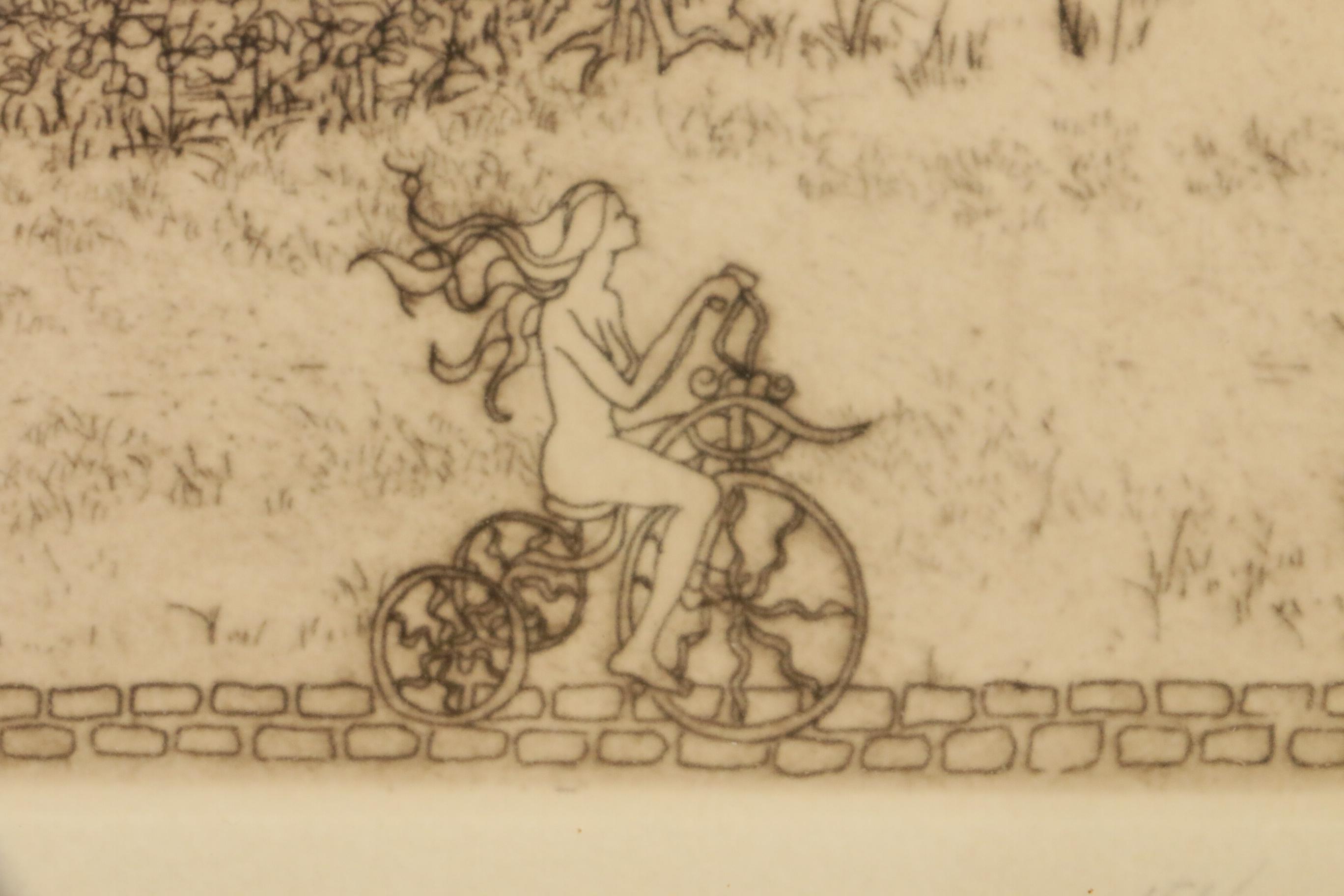 Susan Booth Titus Etching "Victorian Way"