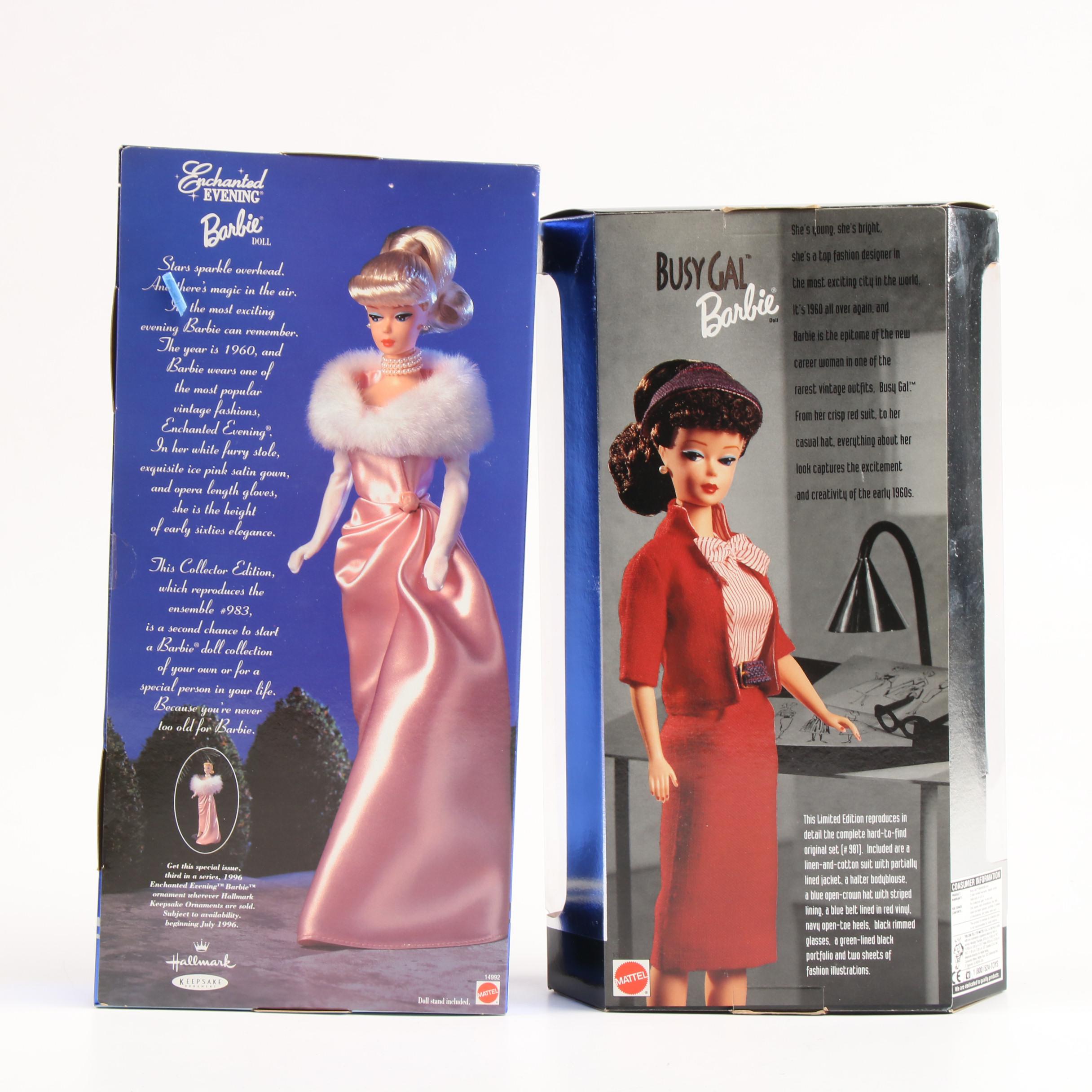 Barbie "Enchanted Evening" and Other Barbie Dolls