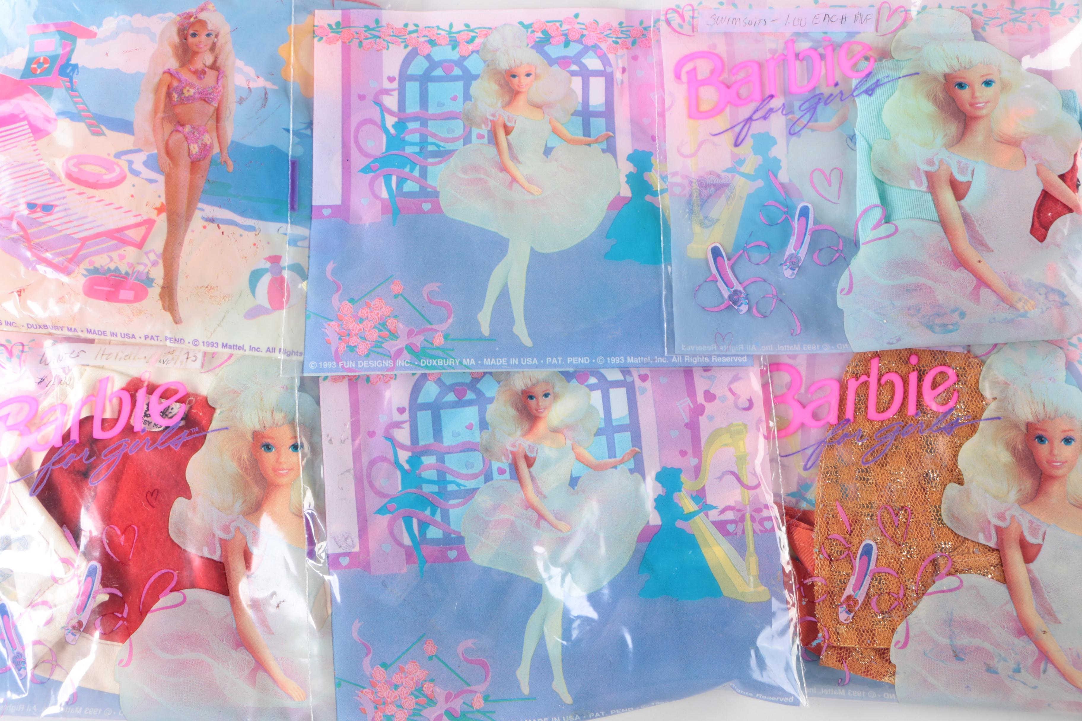 Barbie "Get-Ups 'N Go", "Fashion Classics" and Other Doll Clothes, circa 1972