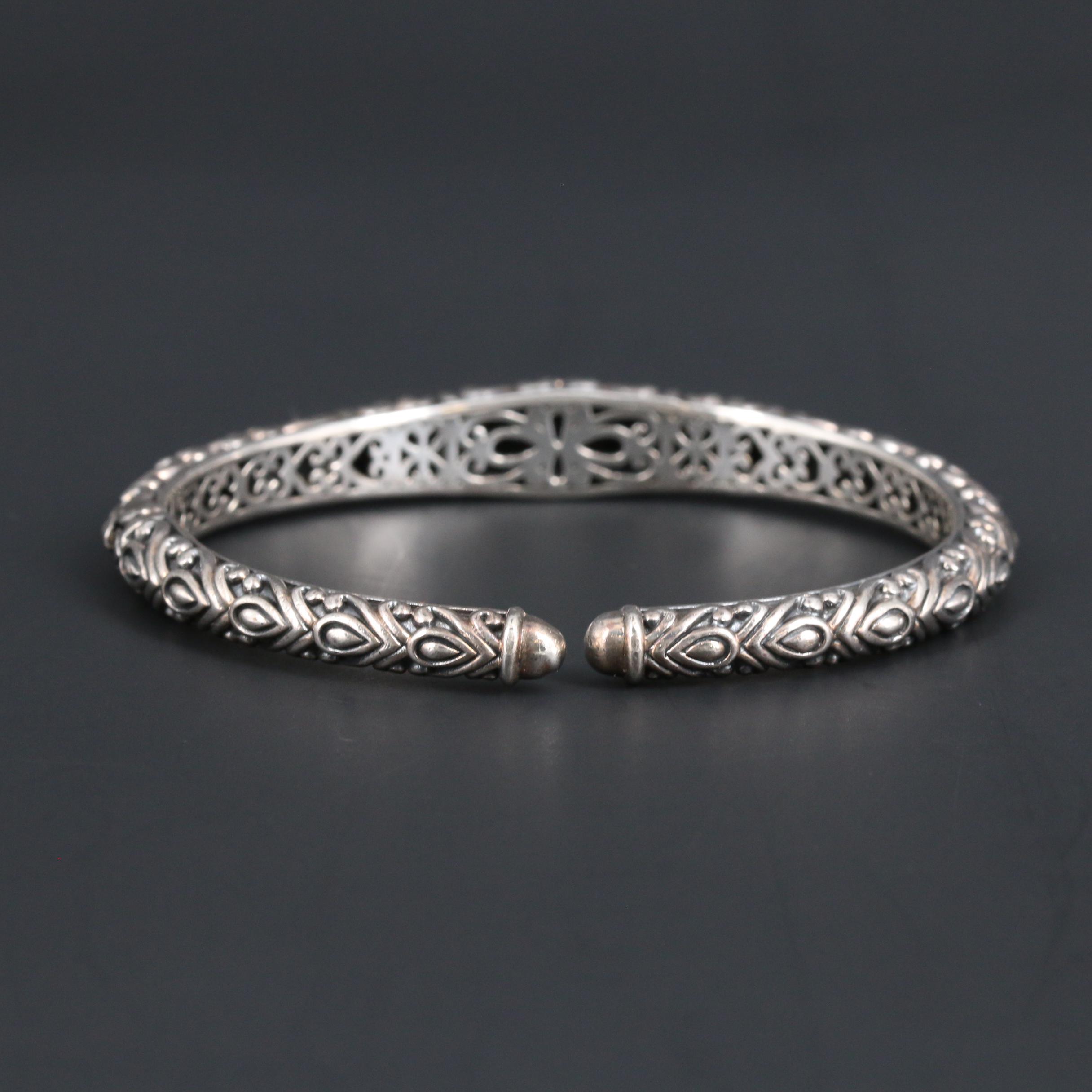 Angela Lindvall for John Hardy Sterling Silver Bracelet with 14K Gold Accents