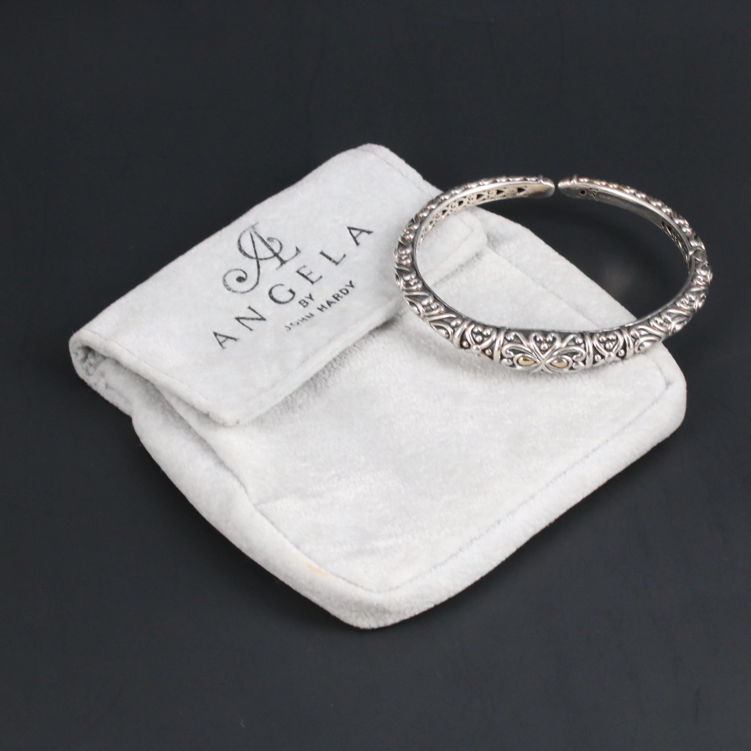 Angela Lindvall for John Hardy Sterling Silver Bracelet with 14K Gold Accents