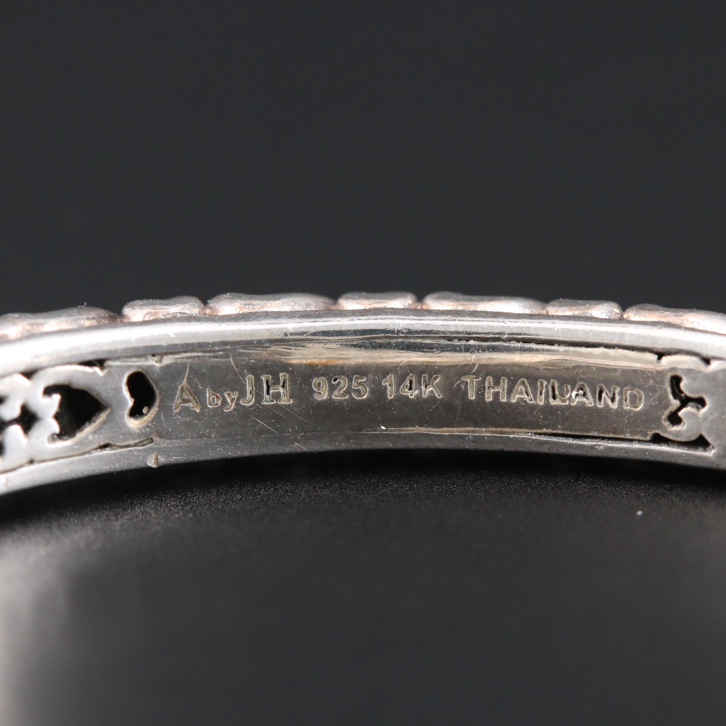 Angela Lindvall for John Hardy Sterling Silver Bracelet with 14K Gold Accents