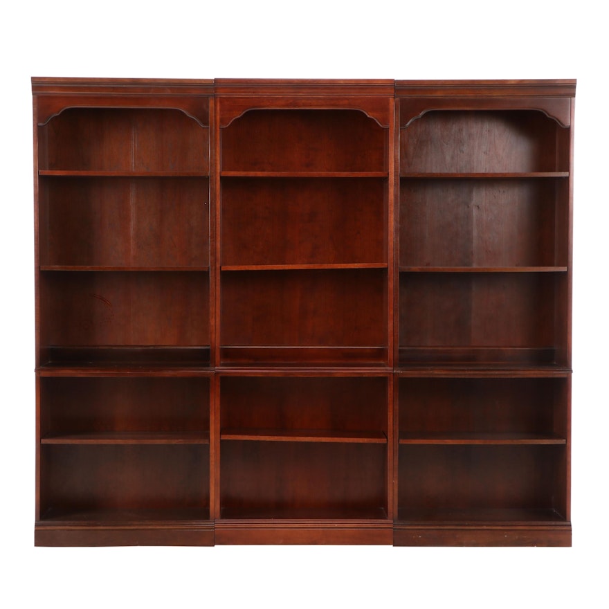 Hooker Furniture Cherry Sectional Bookcase, Mid-20th Century