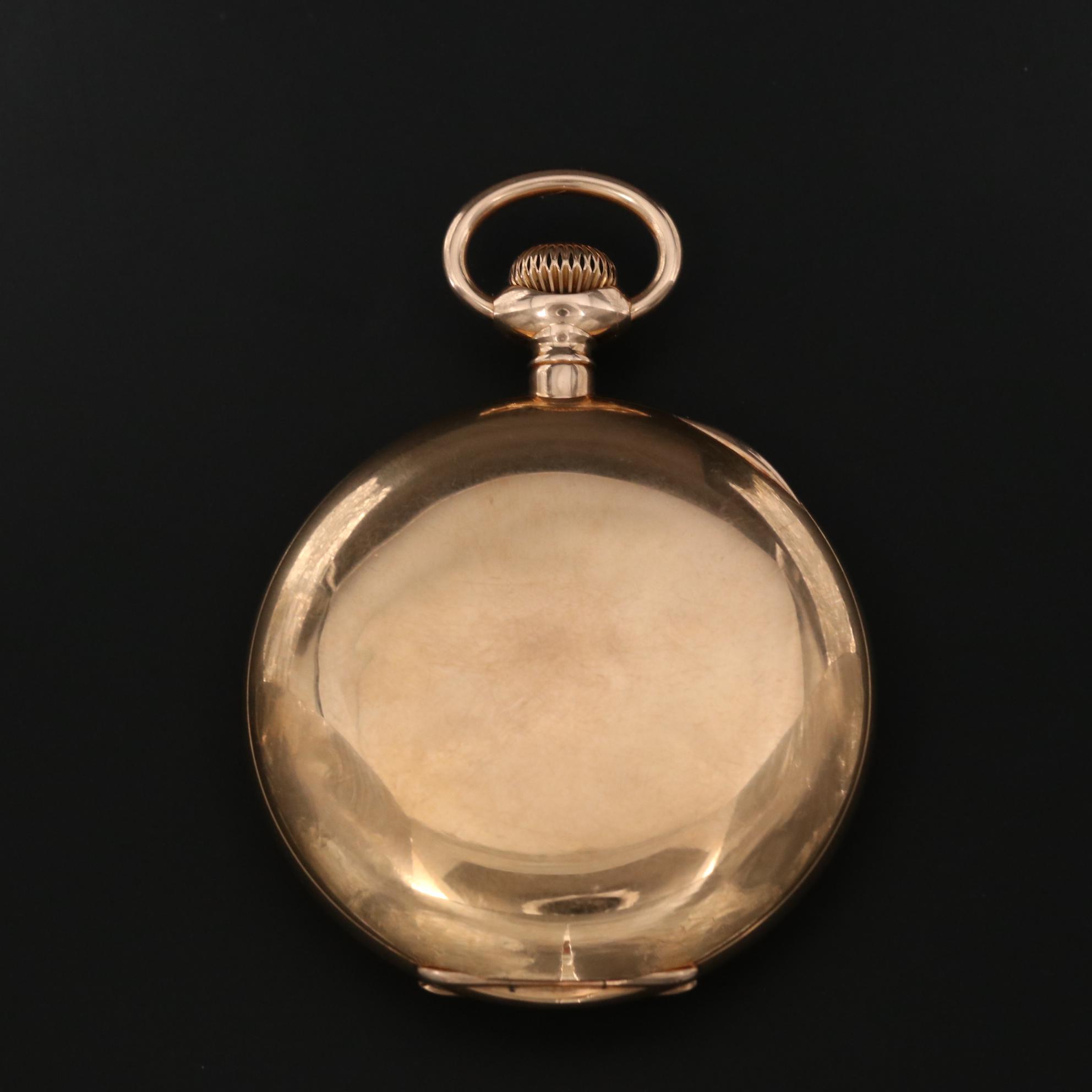18K Gold Patek Philippe Pocket Watch For Duhme & Co. Cincinnati, Circa 1890