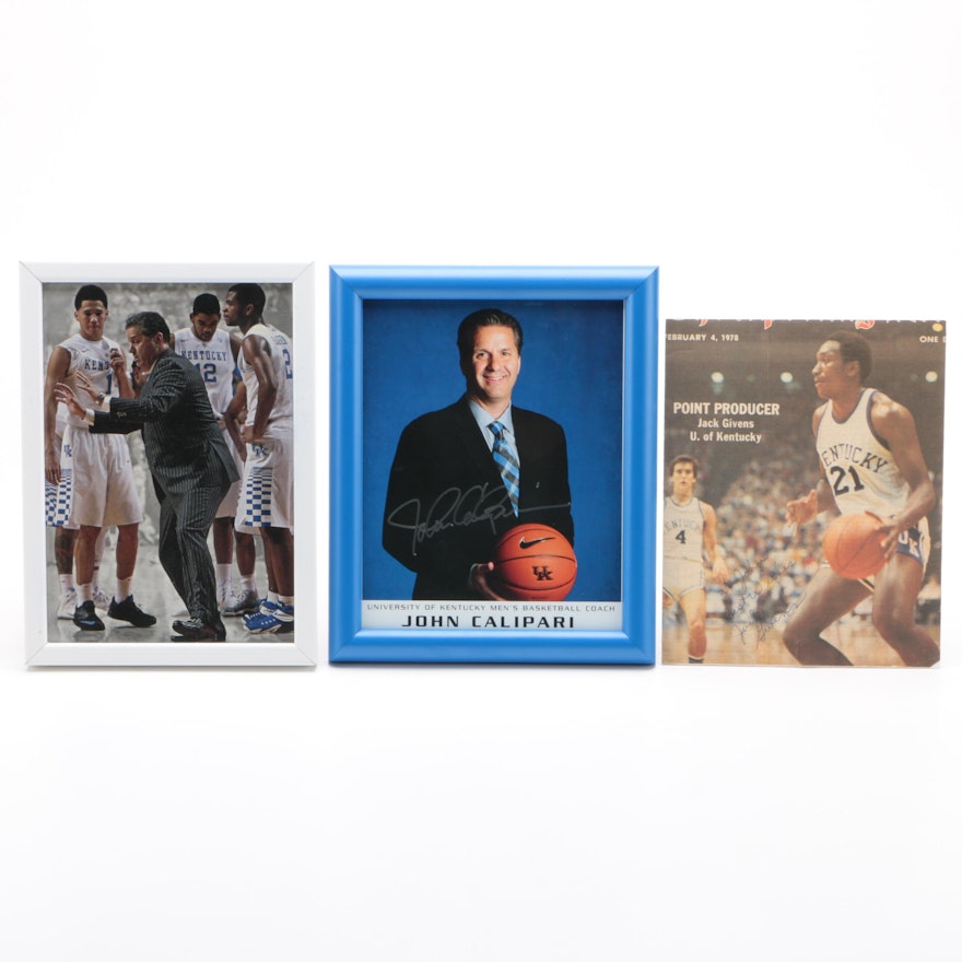 University of Kentucky Men's Basketball Signed Items