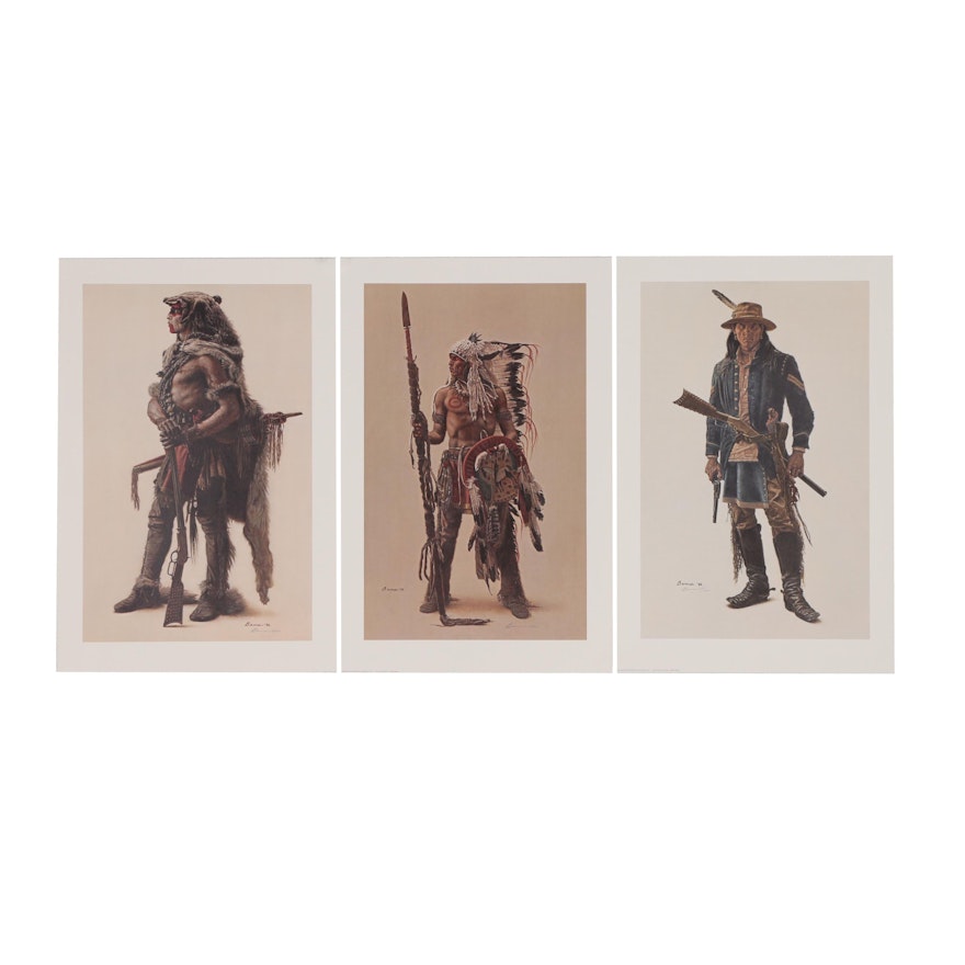 James Bama Offset Lithographs of Native Americans