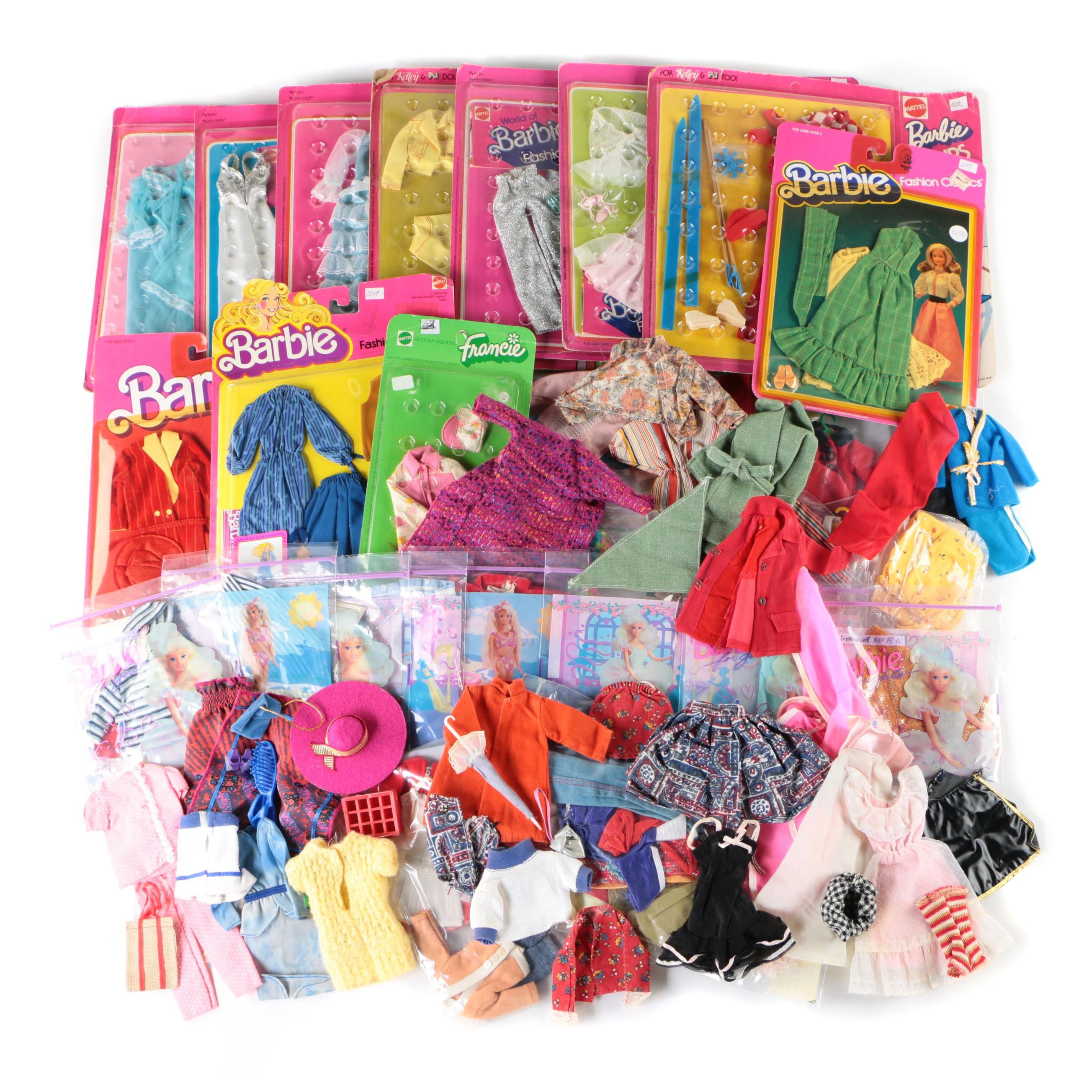 Barbie "Get-Ups 'N Go", "Fashion Classics" and Other Doll Clothes, circa 1972