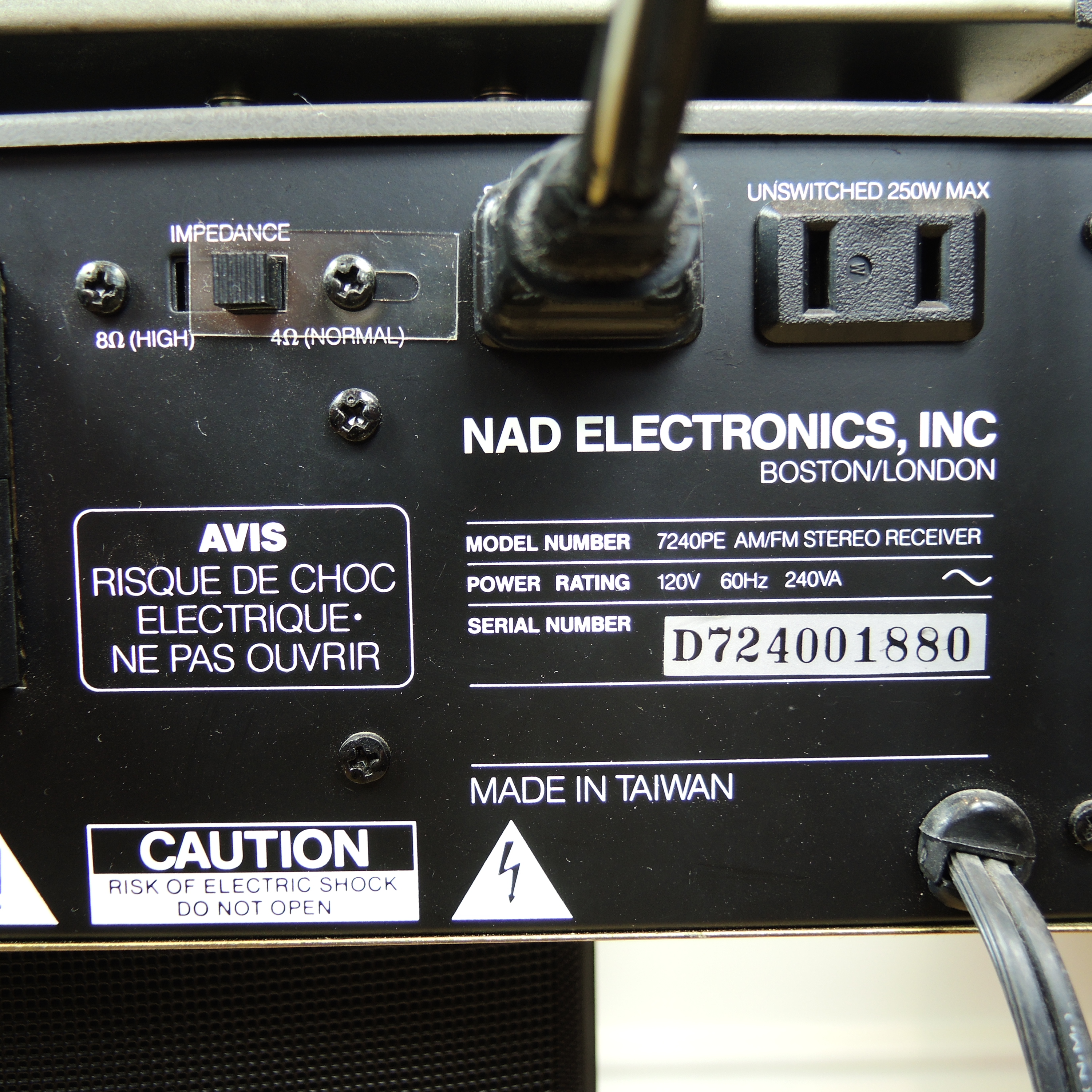 NAD 5330 Compact Disc Player and 7240PE Stereo Receiver