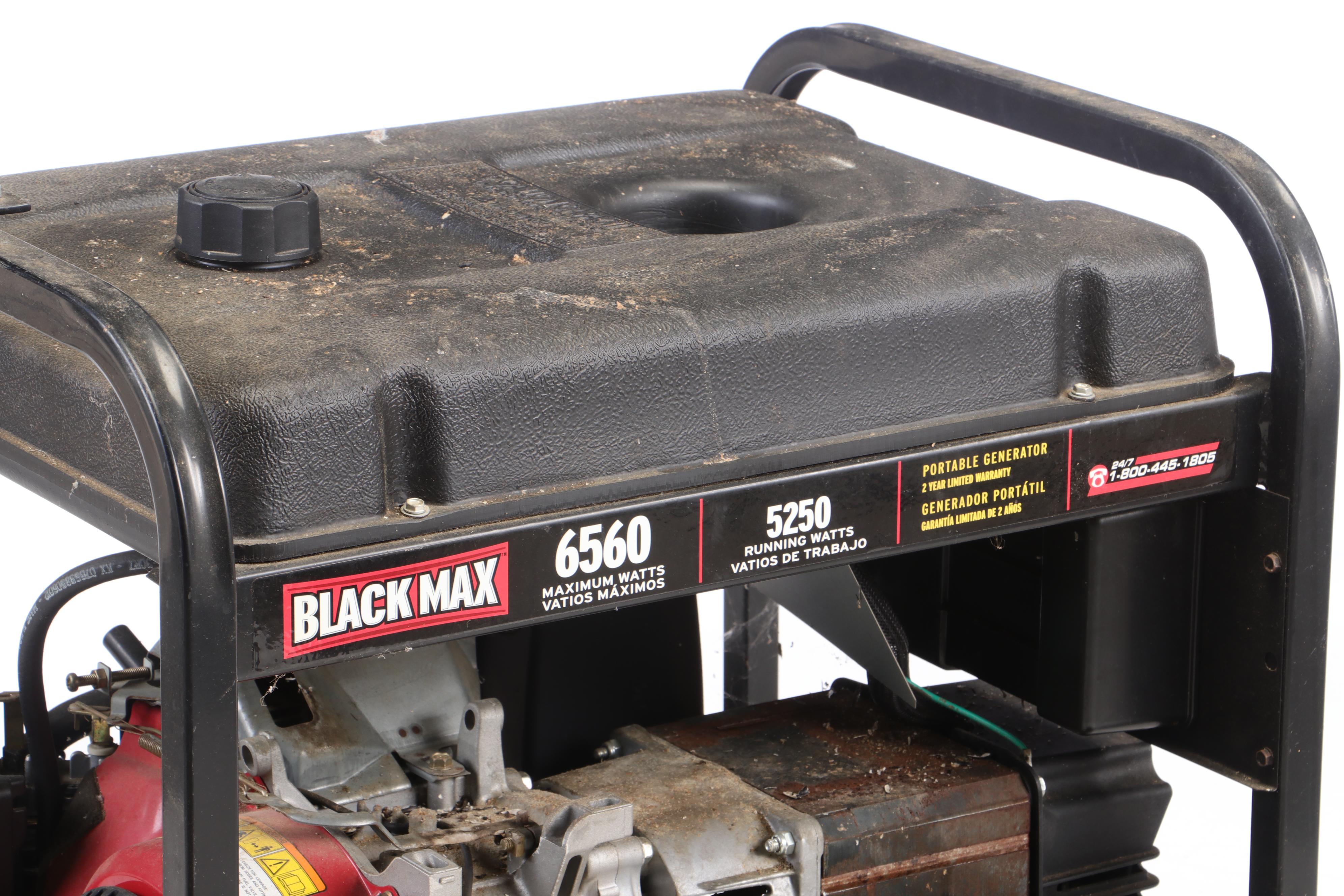 Subaru Black Max 6560 Portable Gas Operated Generator