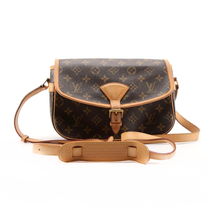 Louis Vuitton Sologne Shoulder Bag in Monogram and Leather