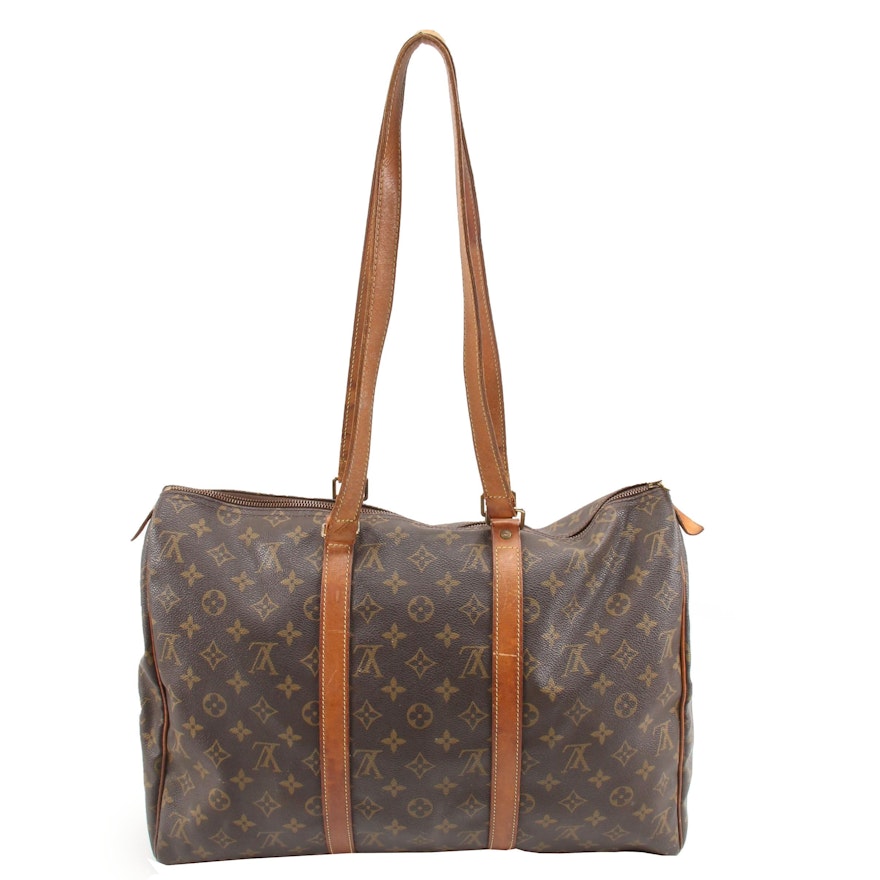 Louis Vuitton Sac Flanerie 45 Travel Bag in Monogram Canvas and Leather