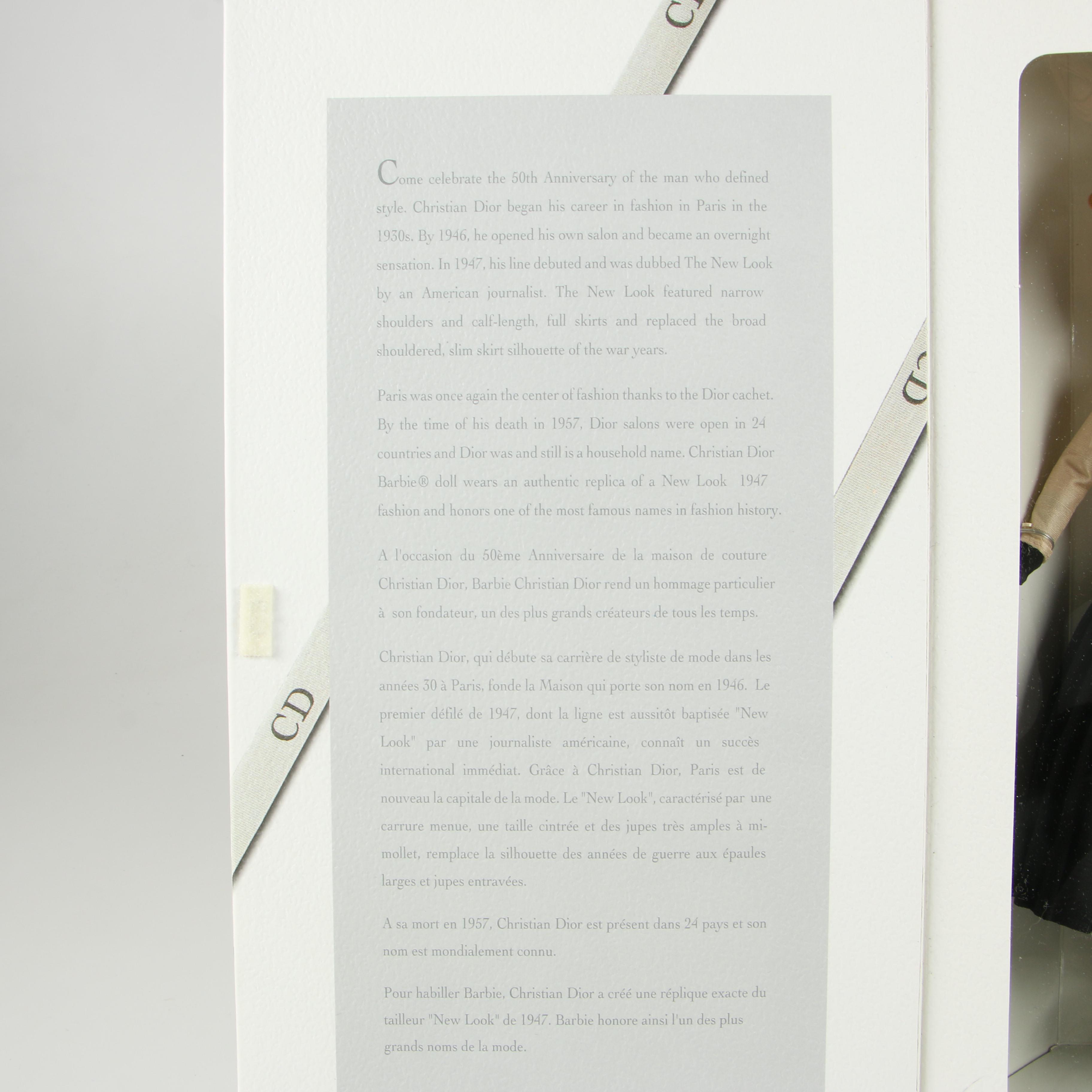 Christian Dior Barbie Fashion Dolls, 1990's