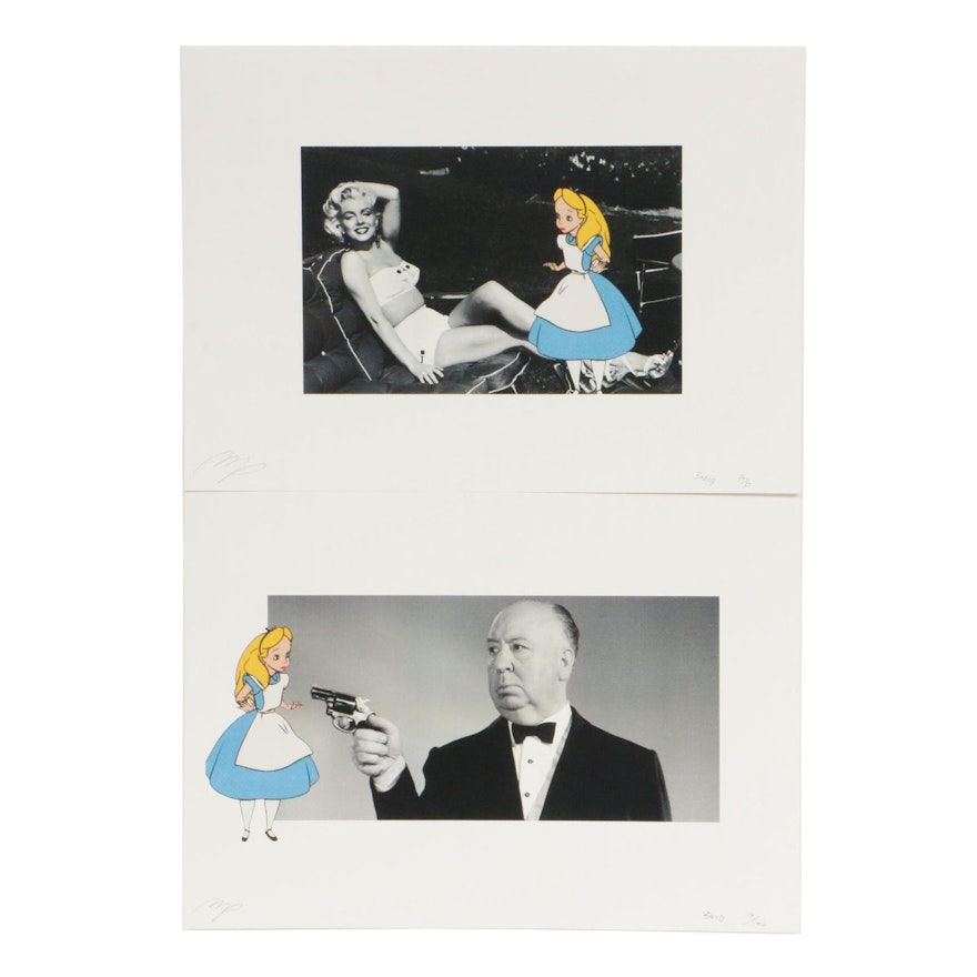 Missing Piece Graphic Offset Lithographs Featuring Alice in Wonderland, 2010s