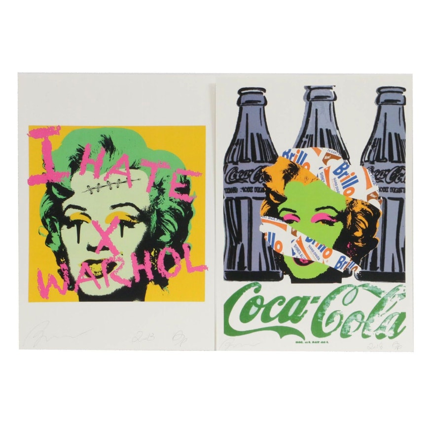 RAW Graphic Offset Lithographs Featuring Marilyn Monroe
