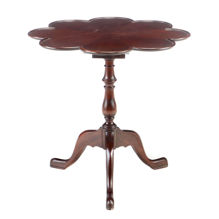 Rosjohn, George II Style Mahogany Tilt-Top Tripod Table