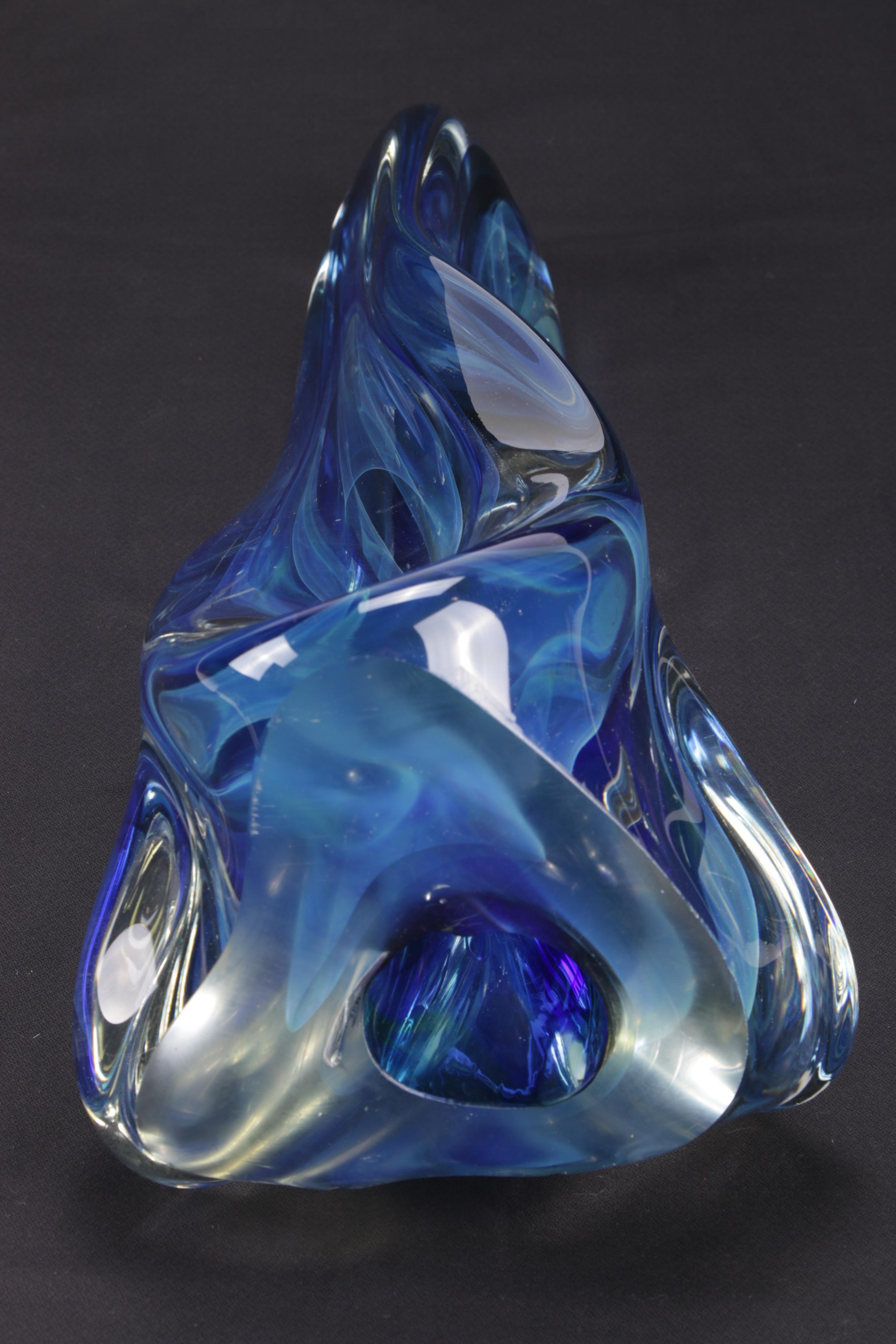 Rollin Karg Art Glass Sculpture