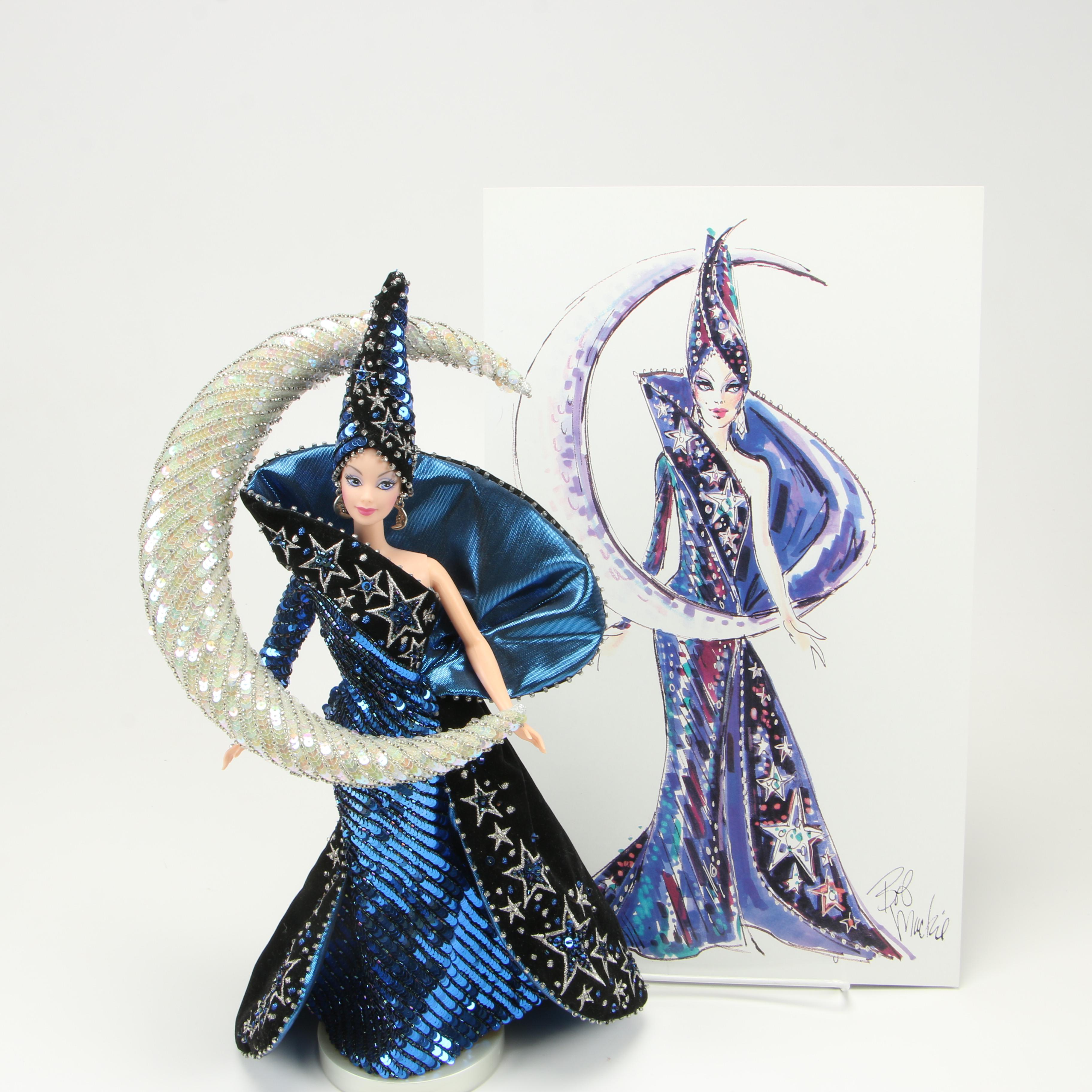 Bob Mackie "Moon Goddess" and "Goddess of the Sun" Barbie Fashion Dolls