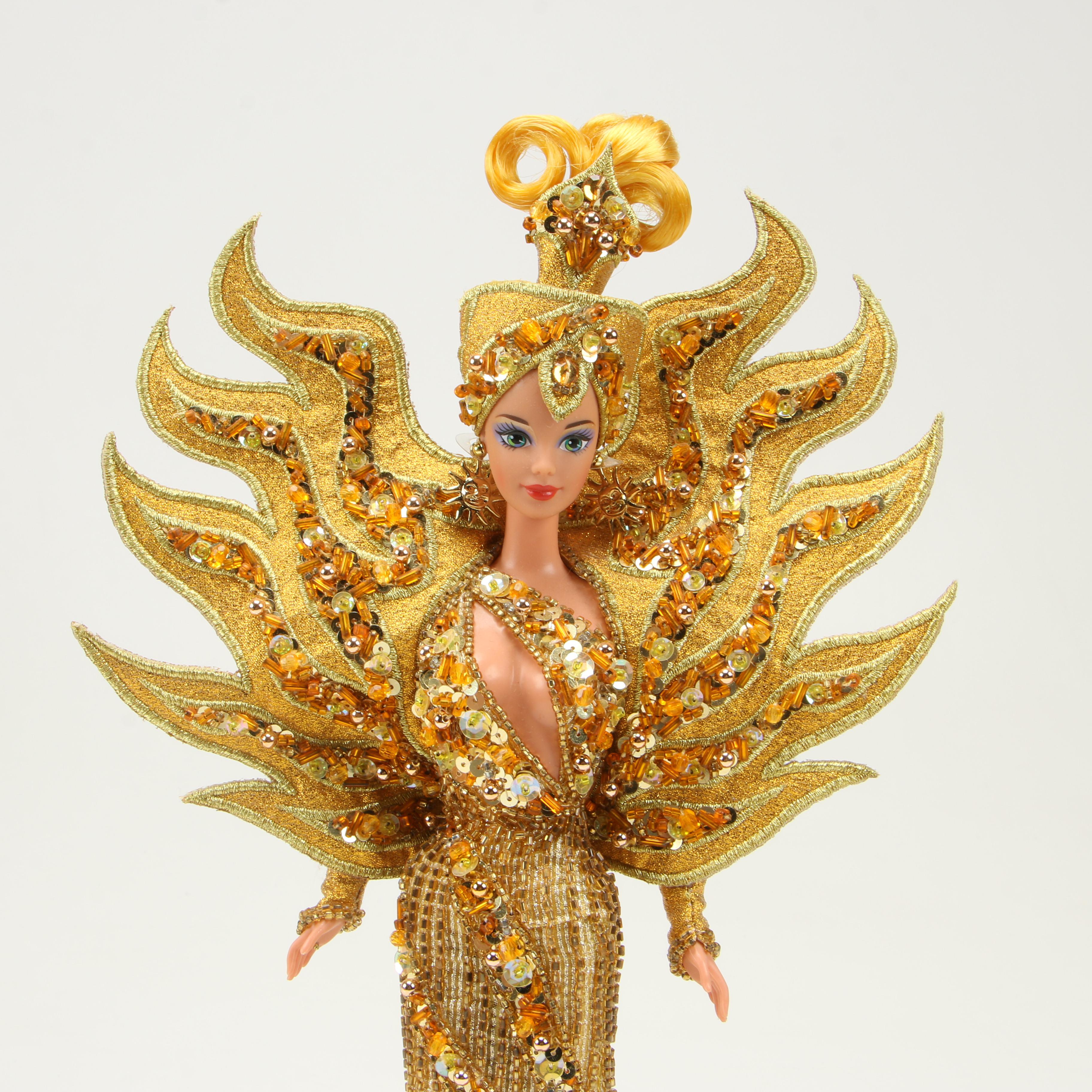 Bob Mackie "Moon Goddess" and "Goddess of the Sun" Barbie Fashion Dolls