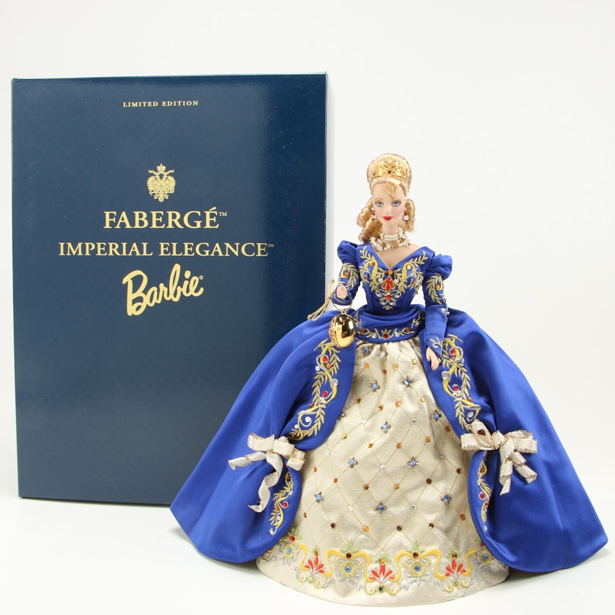 Limited Edition Faberge Imperial Elegance Barbie | EBTH Limited Edition Faberge Imperial Elegance Barbie | EBTH