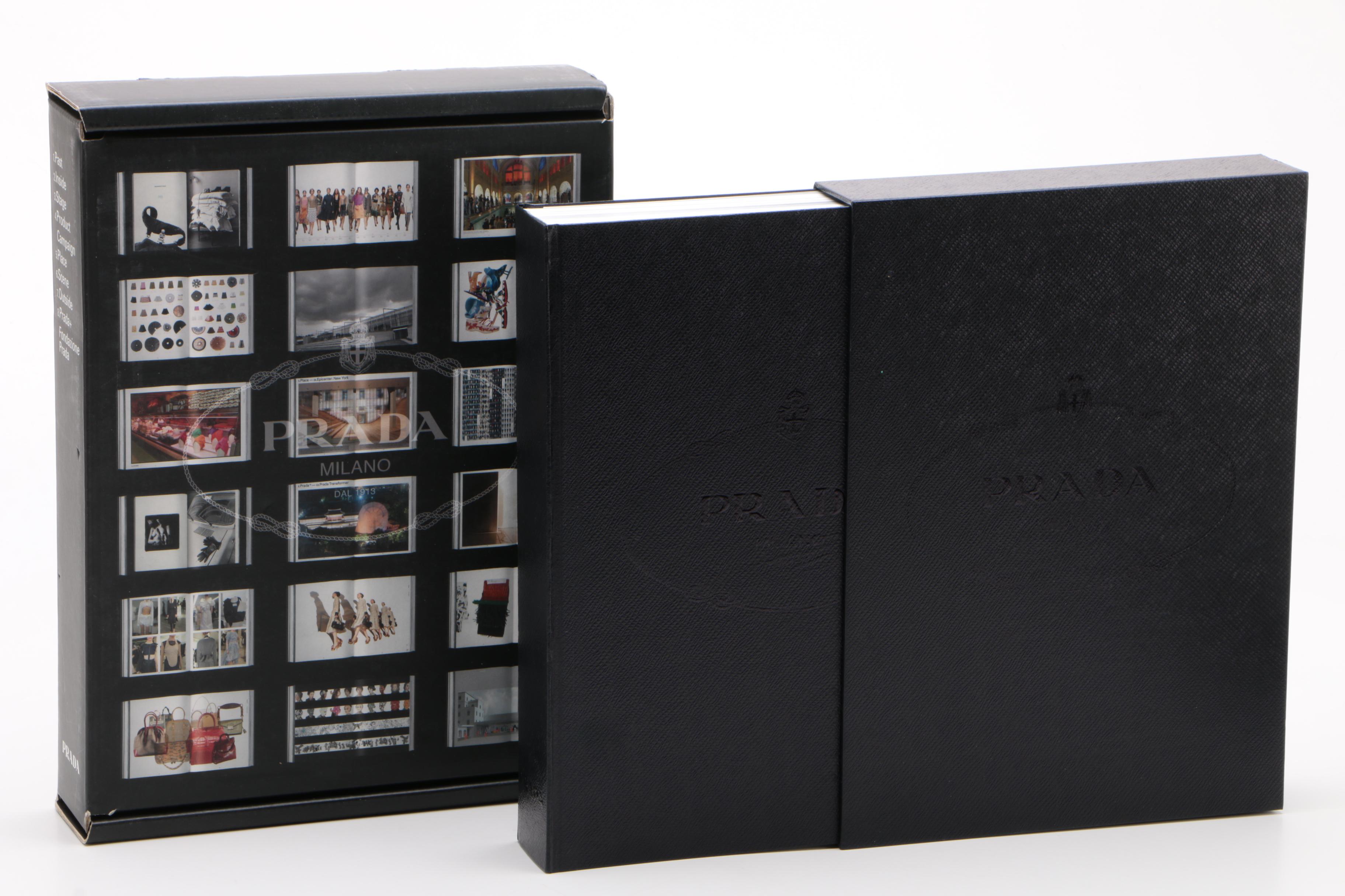 Haute Couture Fashion Books Including Armani, Prada, and Schiaparelli