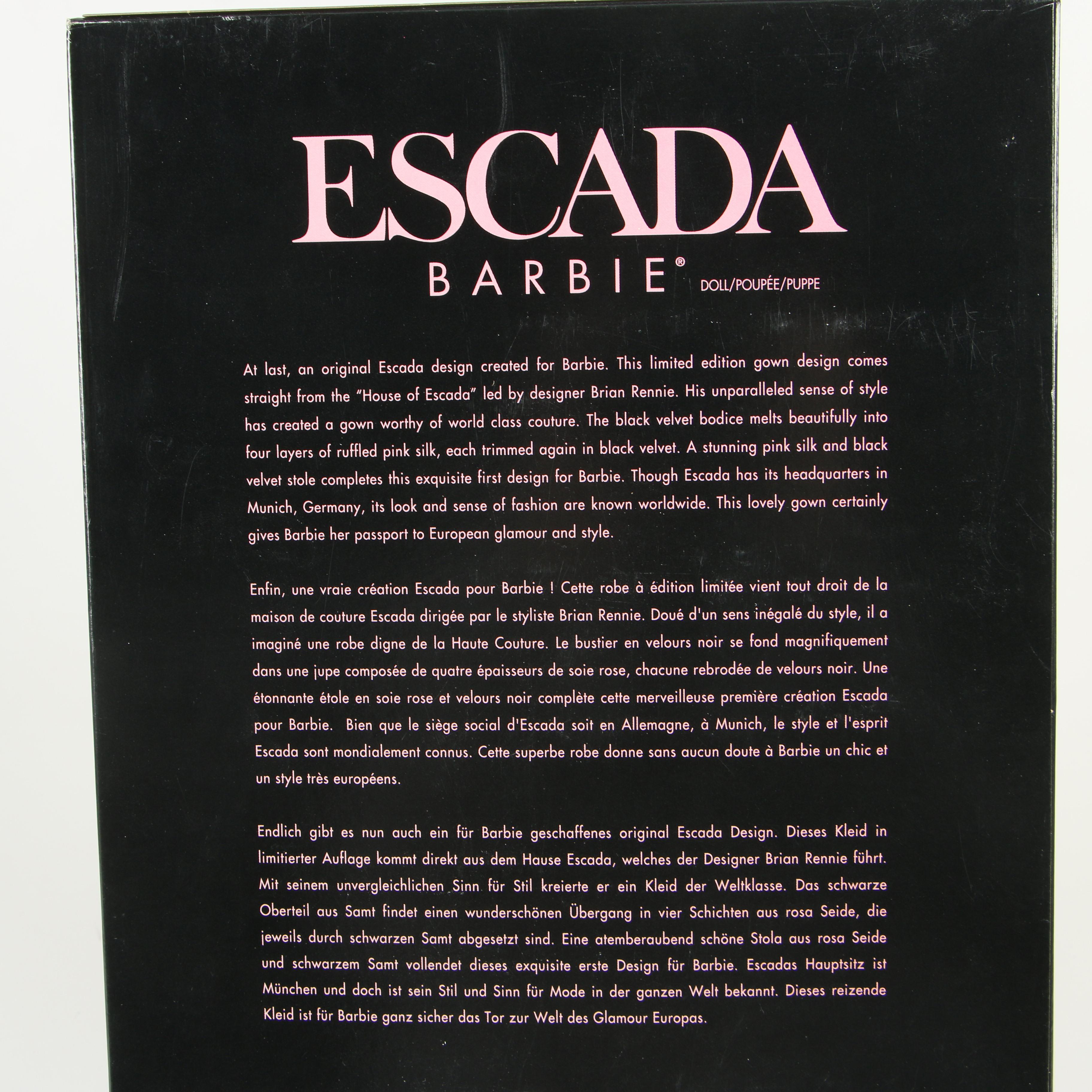 Spiegel and Escada Limited Edition Barbie Fashion Dolls