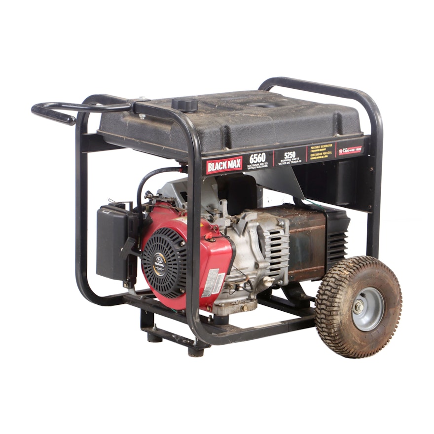 Subaru Black Max 6560 Portable Gas Operated Generator