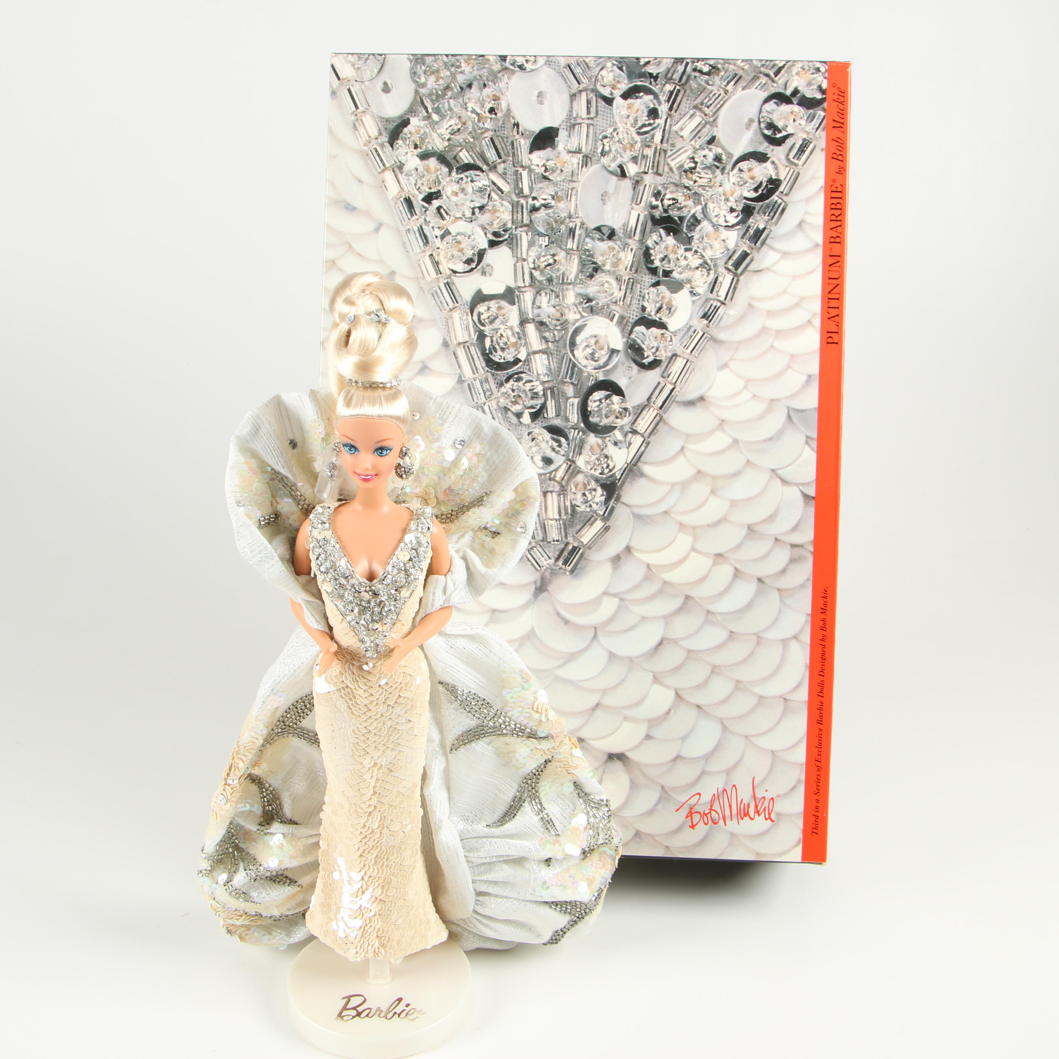 Bob Mackie "Starlight Splendor" and "Platinum Barbie" Collector Dolls