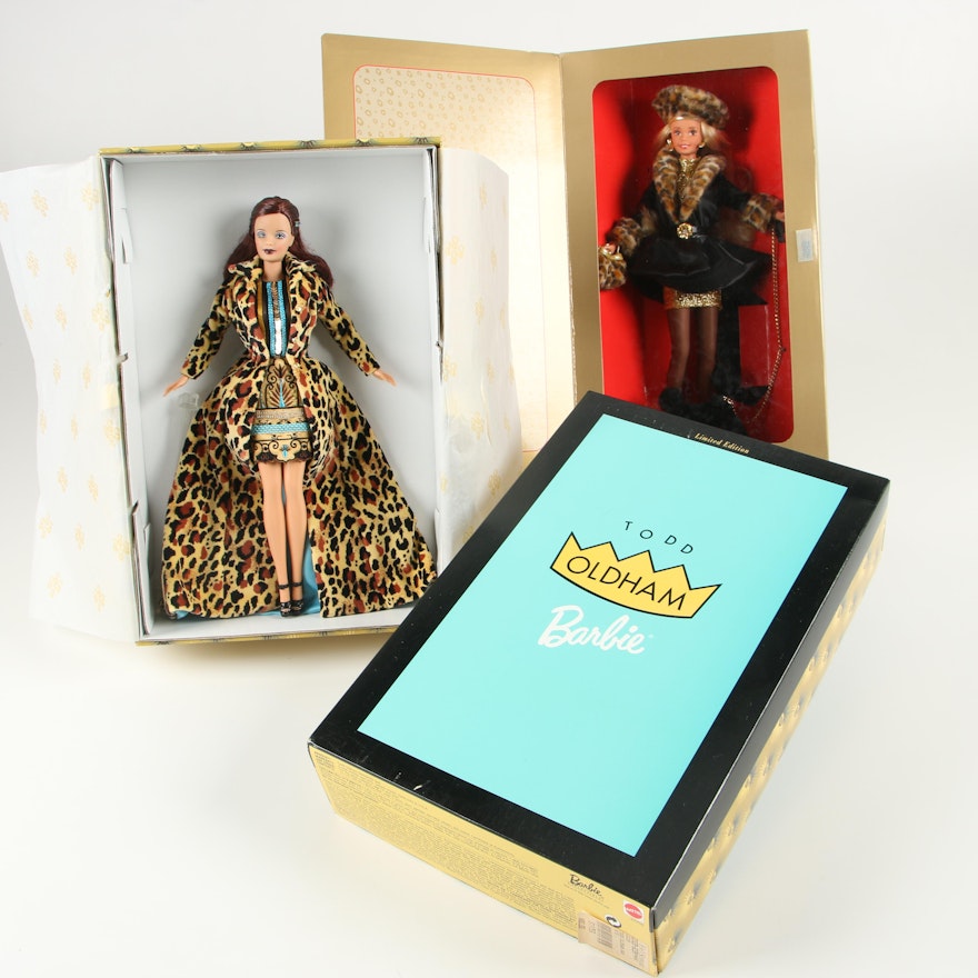 Todd Oldham  and Spiegel Limited Edition Barbie Fashion Dolls, 1990's
