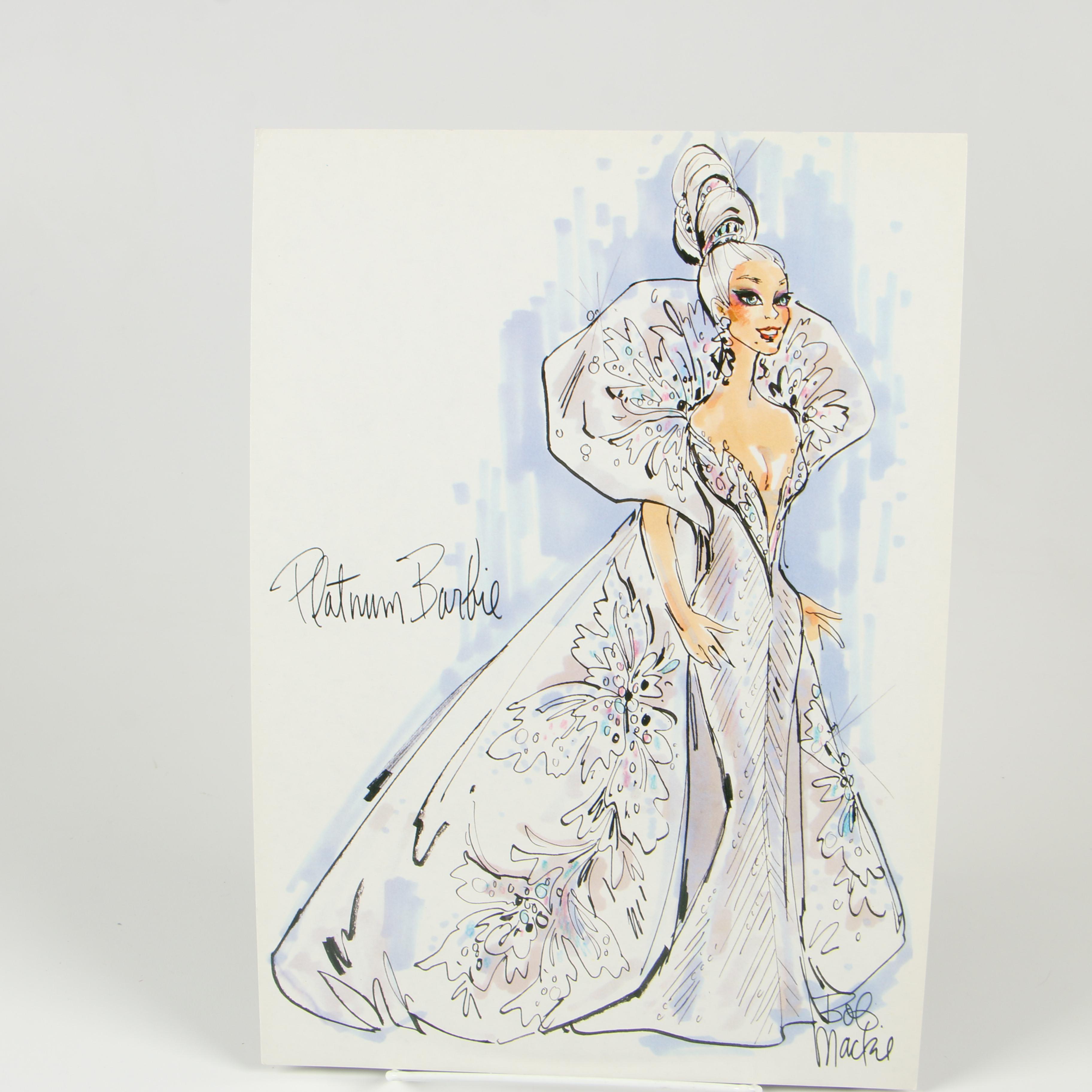 Bob Mackie "Starlight Splendor" and "Platinum Barbie" Collector Dolls