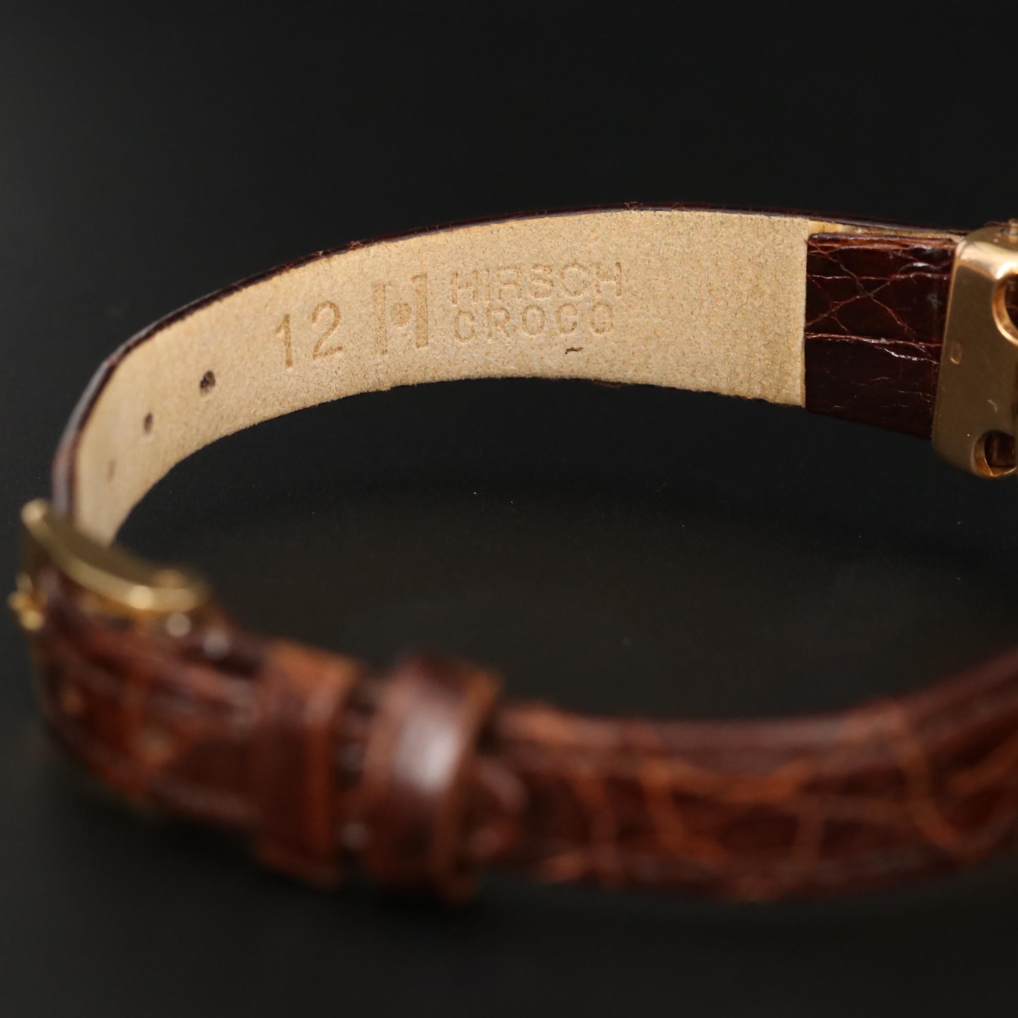 Vintage Jaeger LeCoultre 18K Gold Back Wind Watch