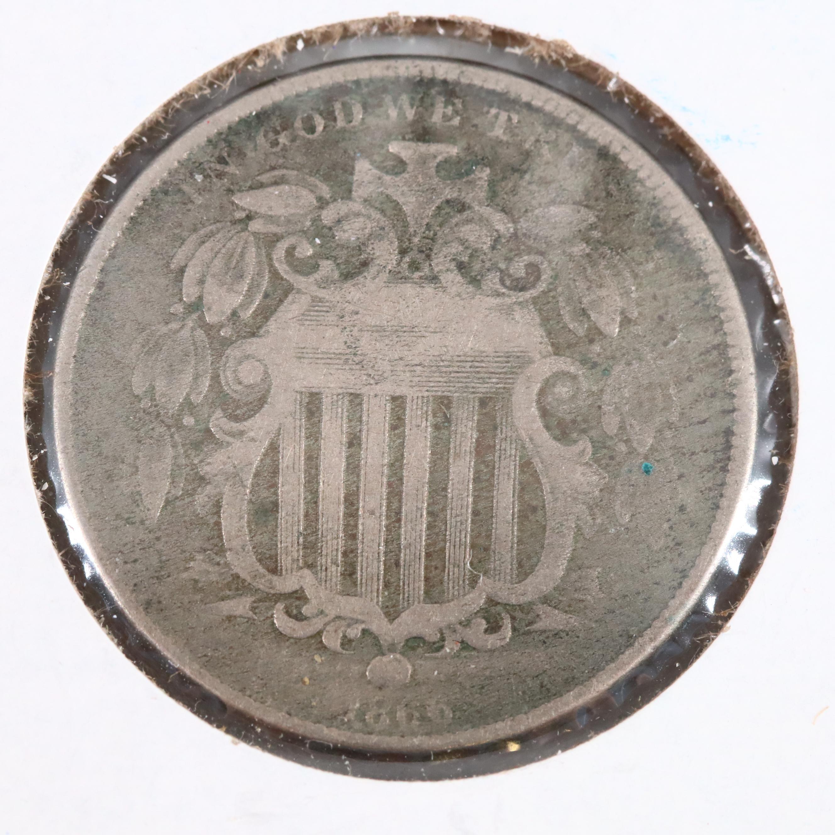 Antique American Nickel Assortment Including Shield and Liberty Nickels