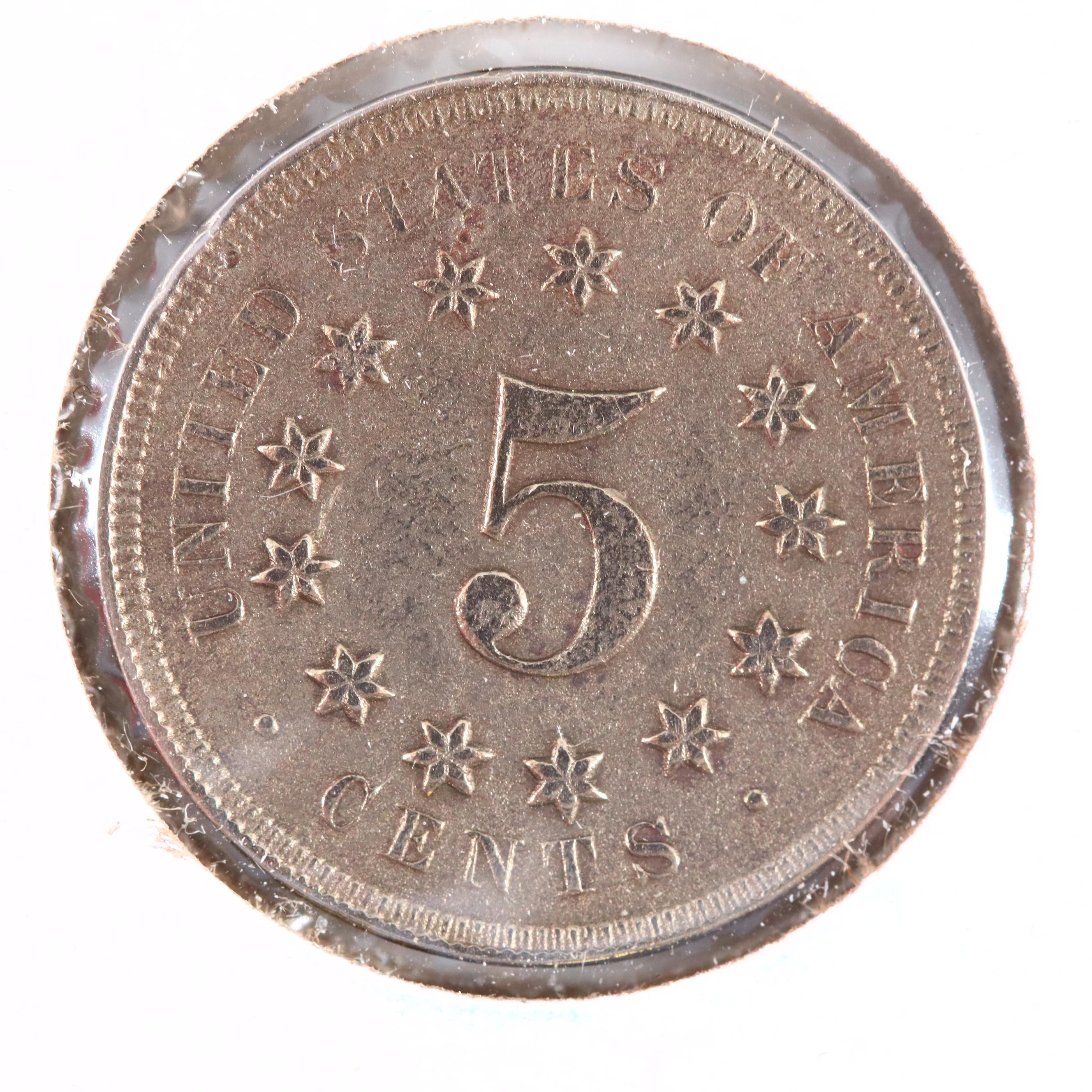 Antique American Nickel Assortment Including Shield and Liberty Nickels