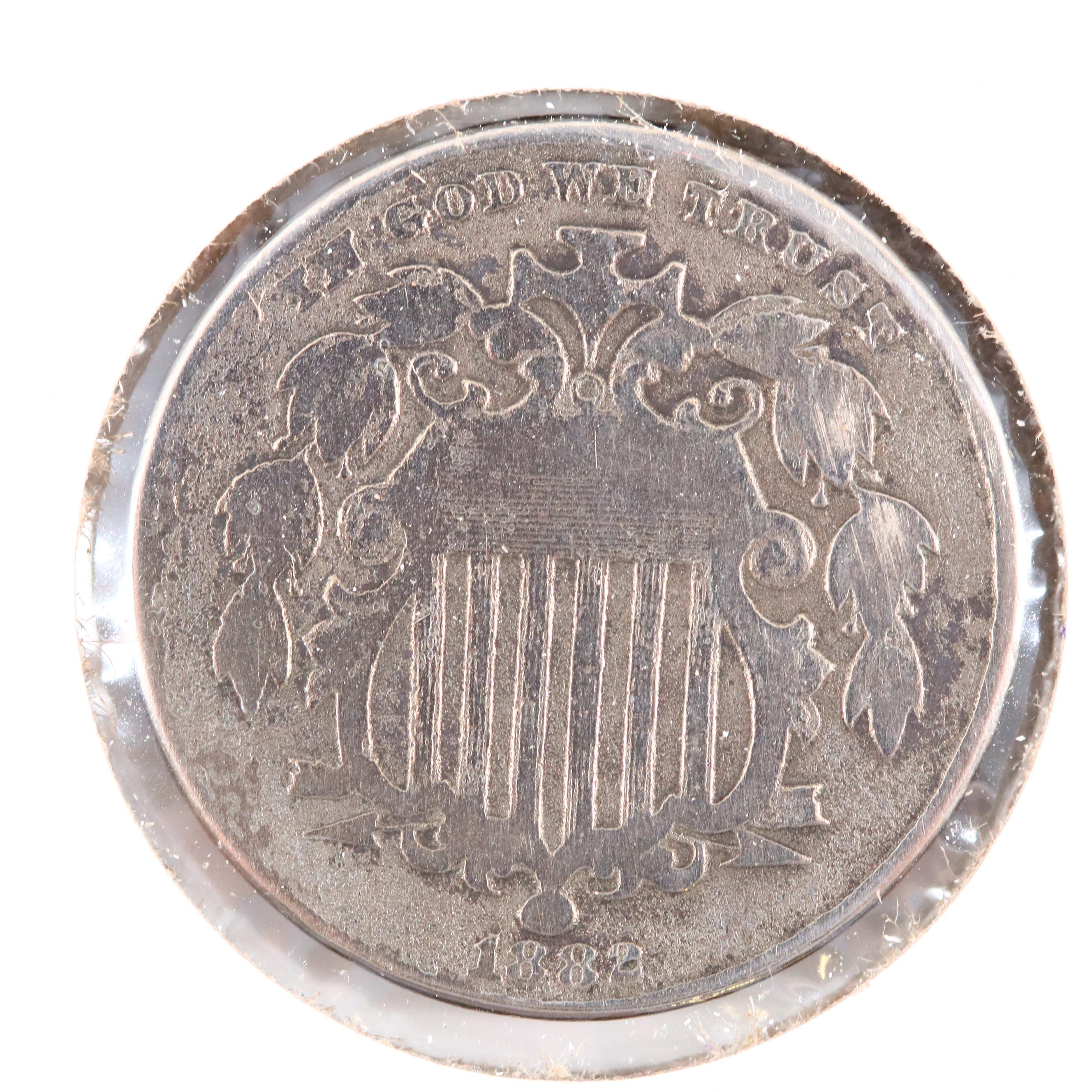 Antique American Nickel Assortment Including Shield and Liberty Nickels