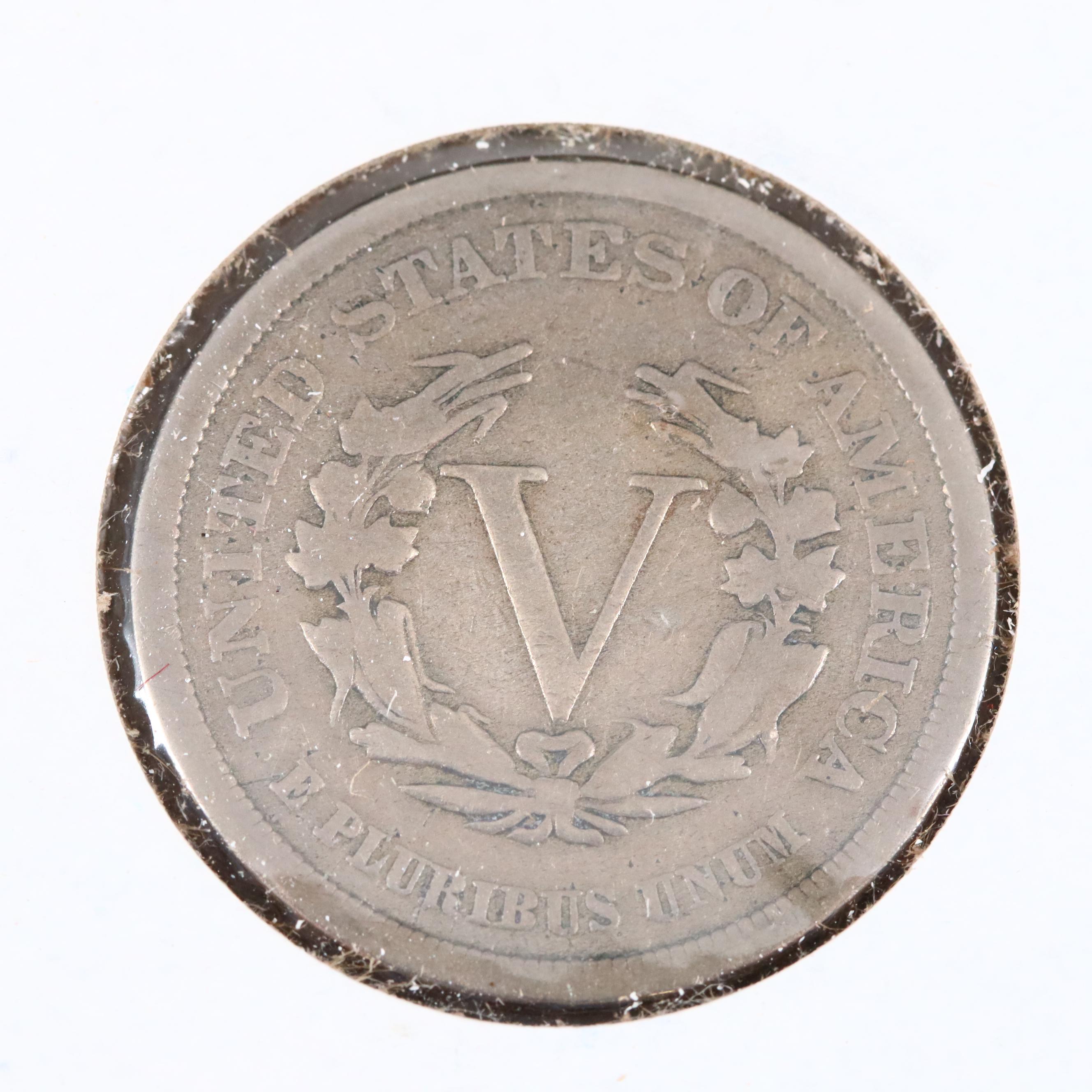 Antique American Nickel Assortment Including Shield and Liberty Nickels