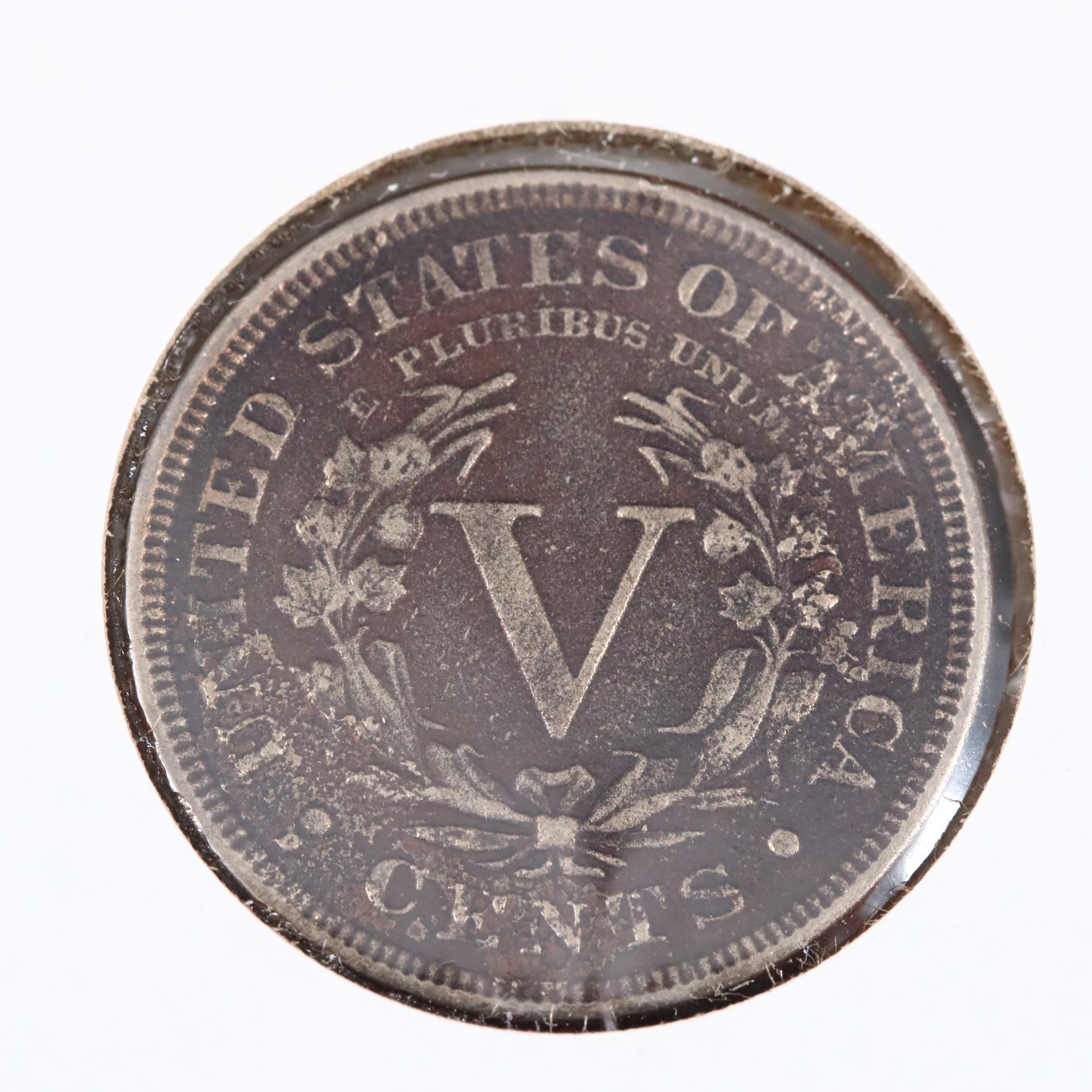 Antique American Nickel Assortment Including Shield and Liberty Nickels