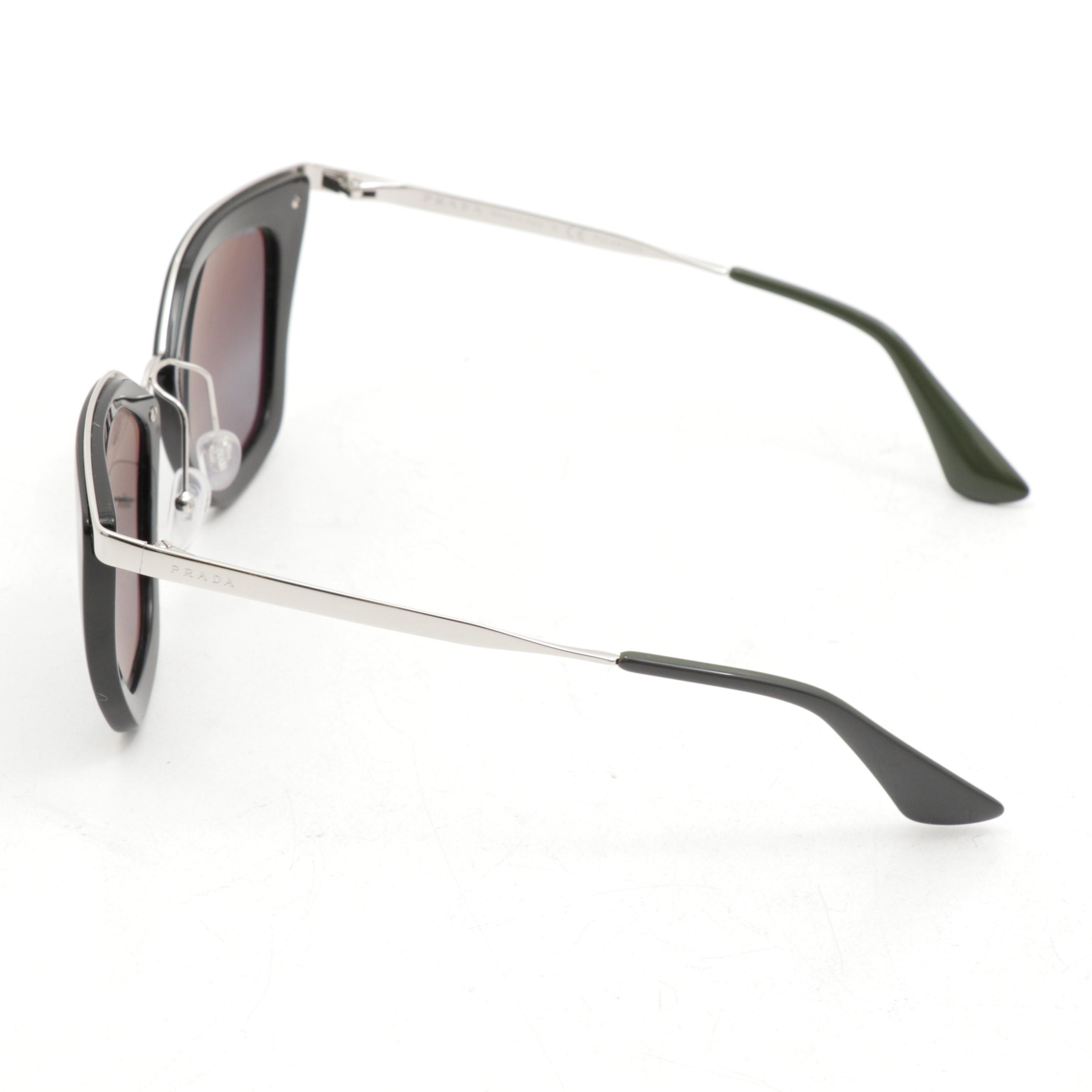 Prada SPR 53S Cat Eye Polarized Sunglasses