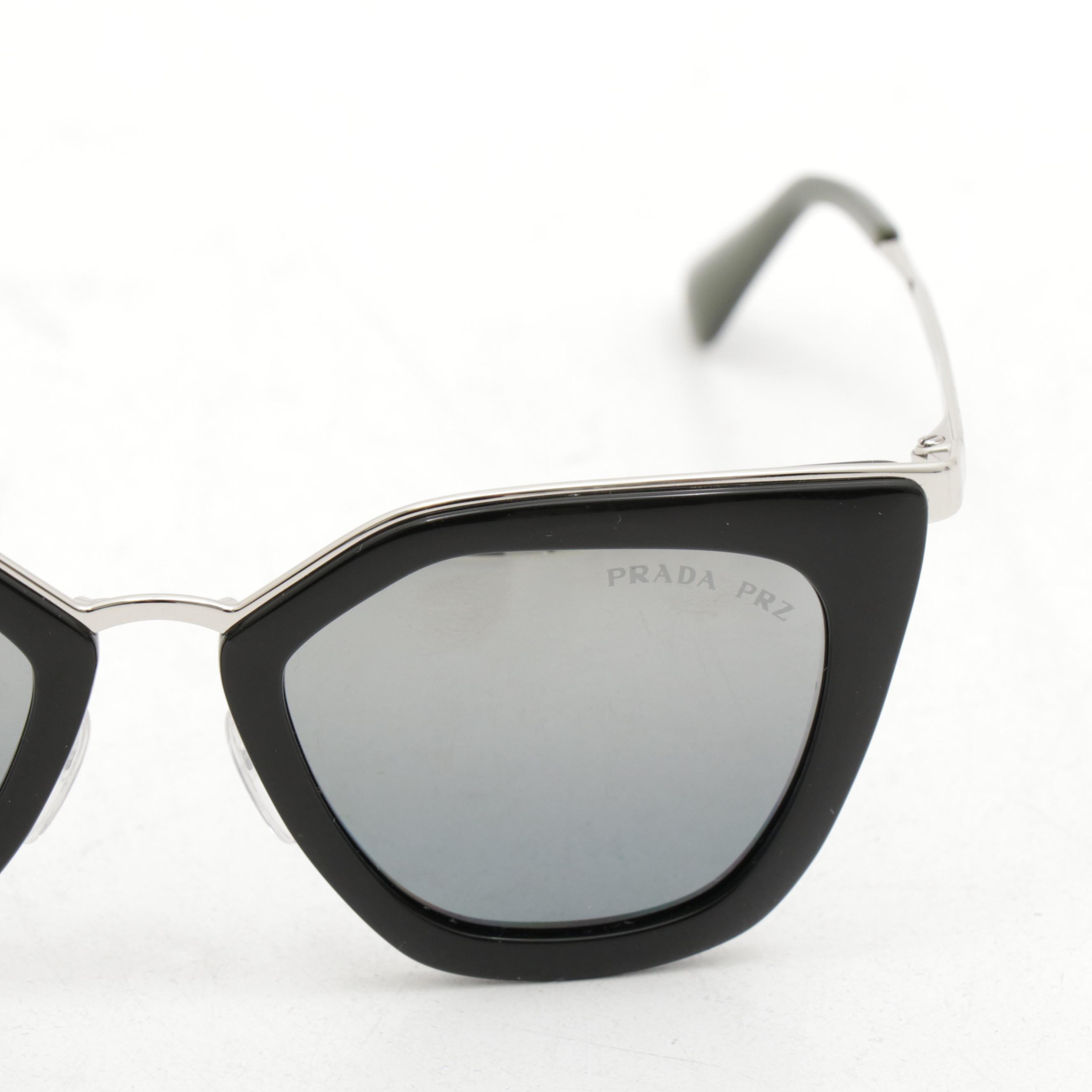 Prada SPR 53S Cat Eye Polarized Sunglasses