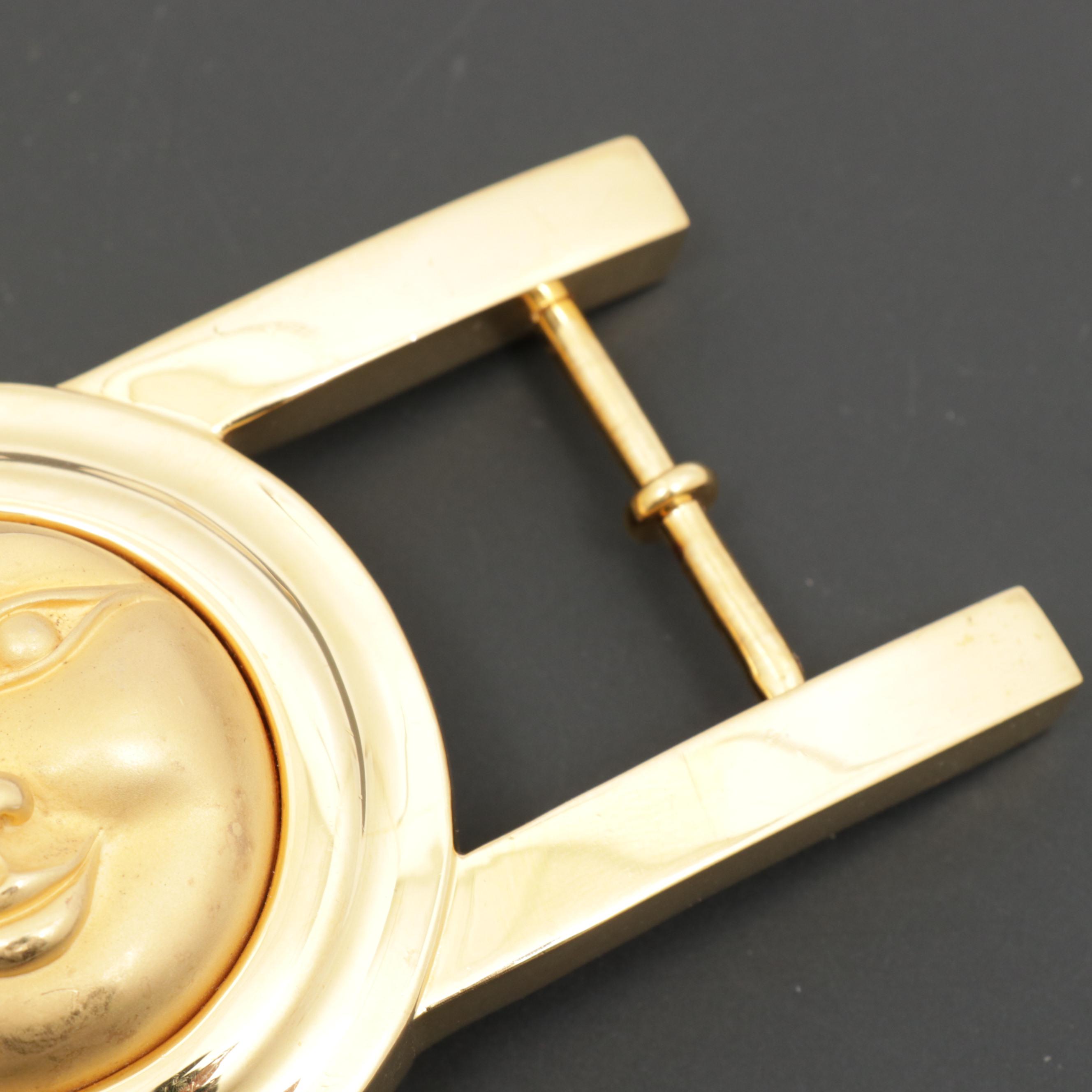 Barry Kieselstein-Cord Art Bronze Sun Face Belt Buckle