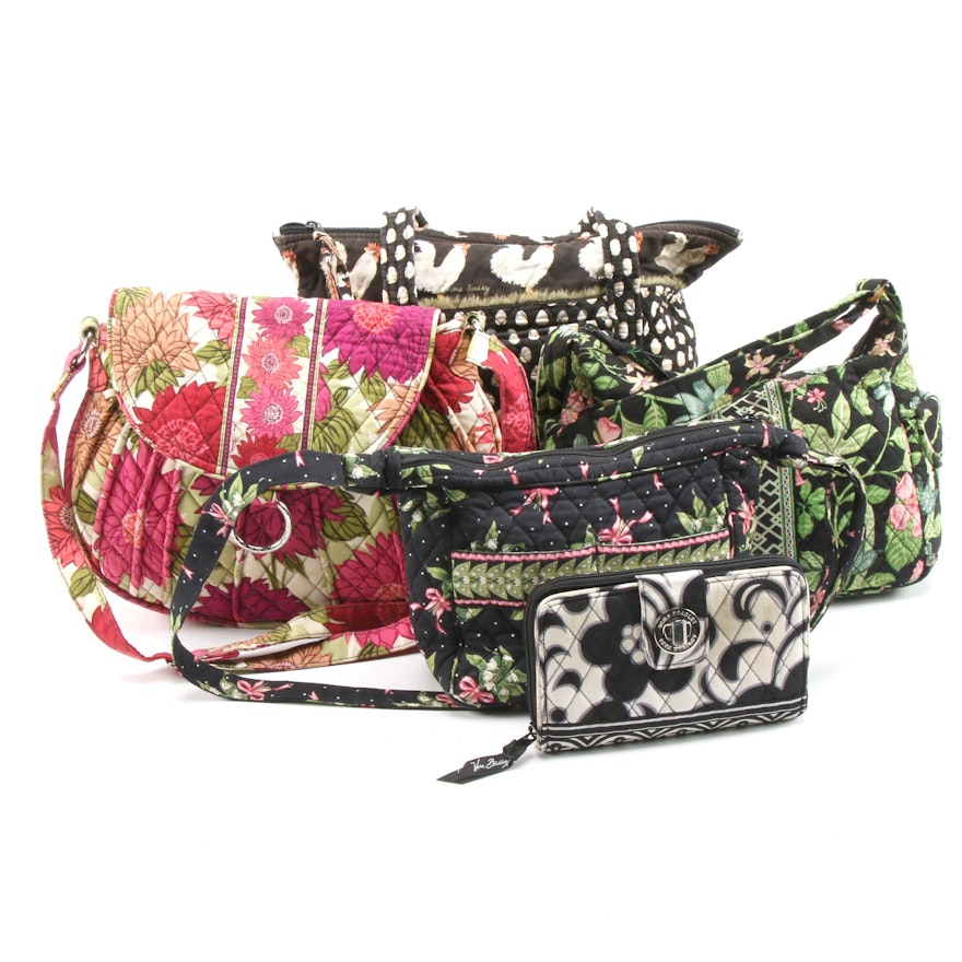 Vera Bradley "Night & Day" Wallet, "Hello Dahlia!", "Chanticlear" Bags and More
