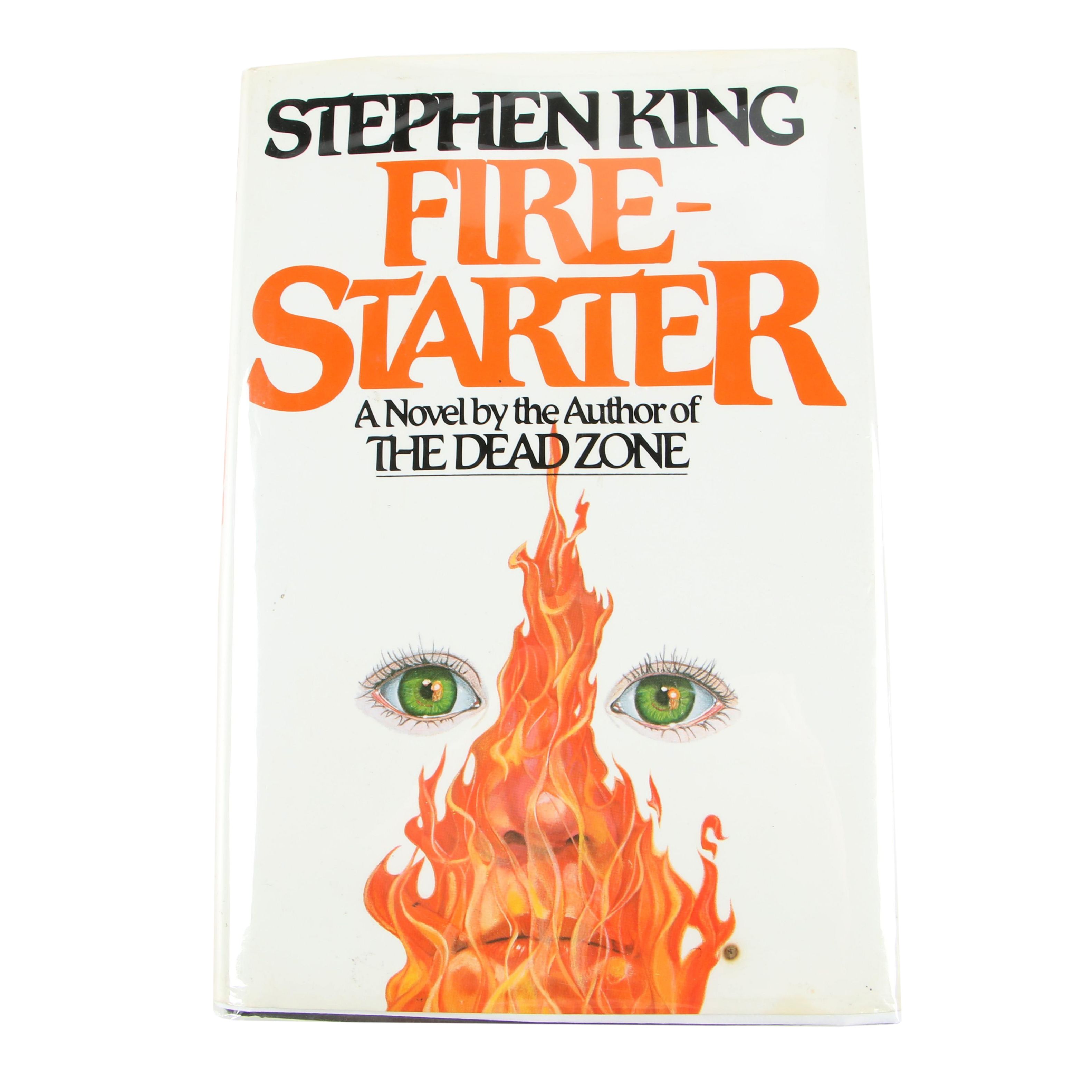 "Firestarter" Book Club Edition by Stephen King, 1980