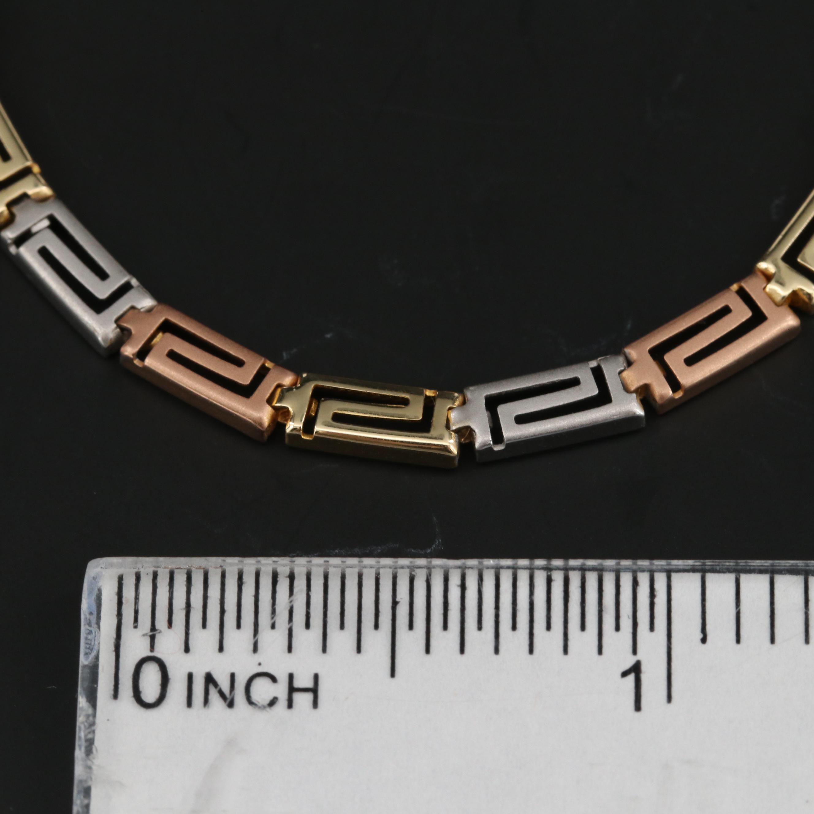 14K Tri-Color Gold Bracelet