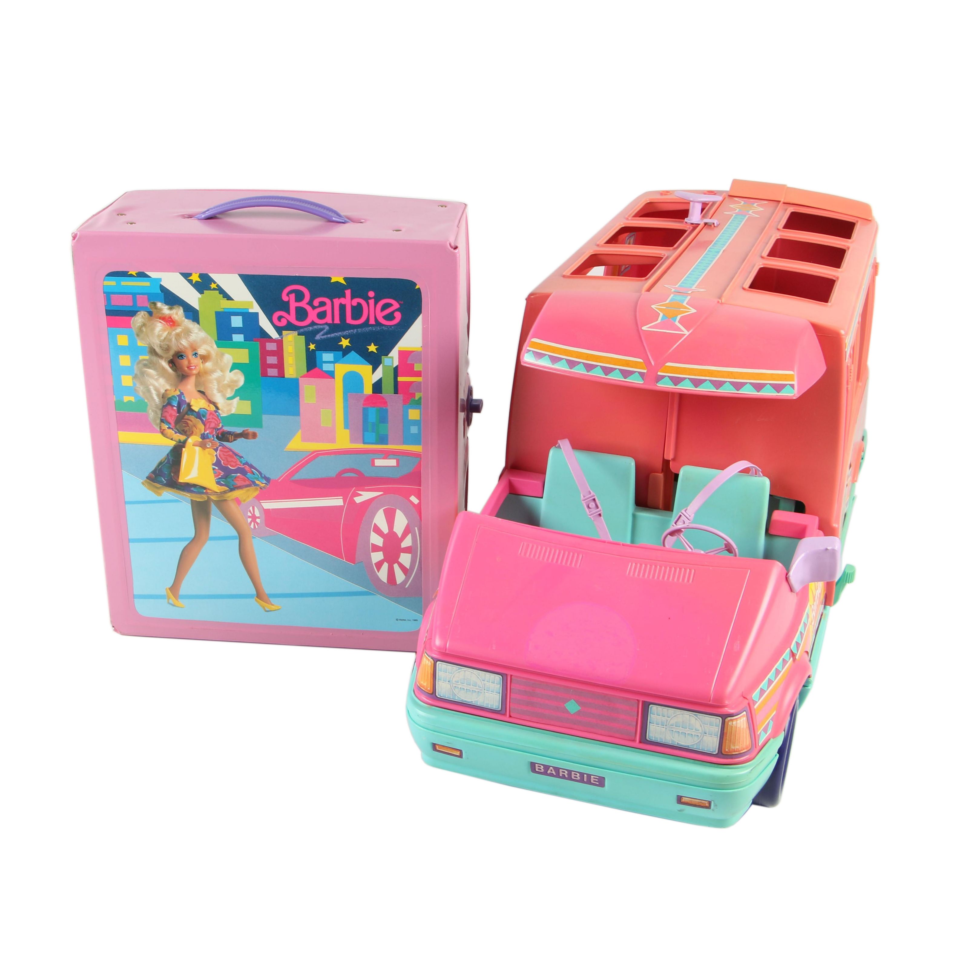 Barbie "Sun Charm" Magic Camper Van with Clothing and Accessories