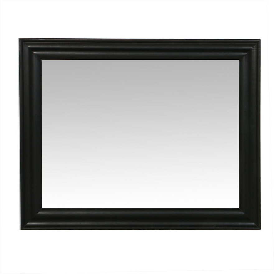 4'10" x 3'10" Oversize Wood-Framed Mirror with Beveled Glass