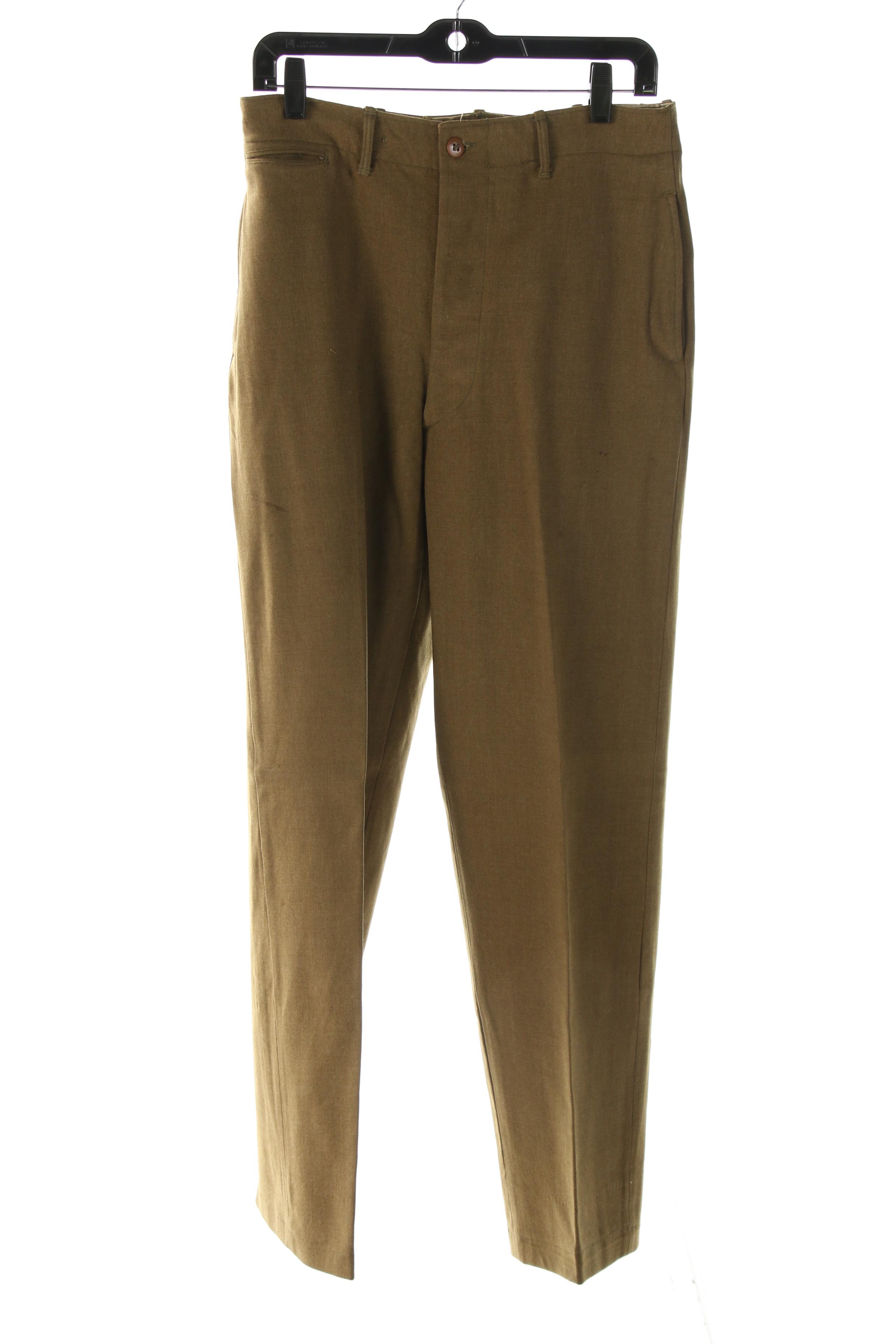 WWII Era Decorated Army Uniform Including Hat, Belt and Tie