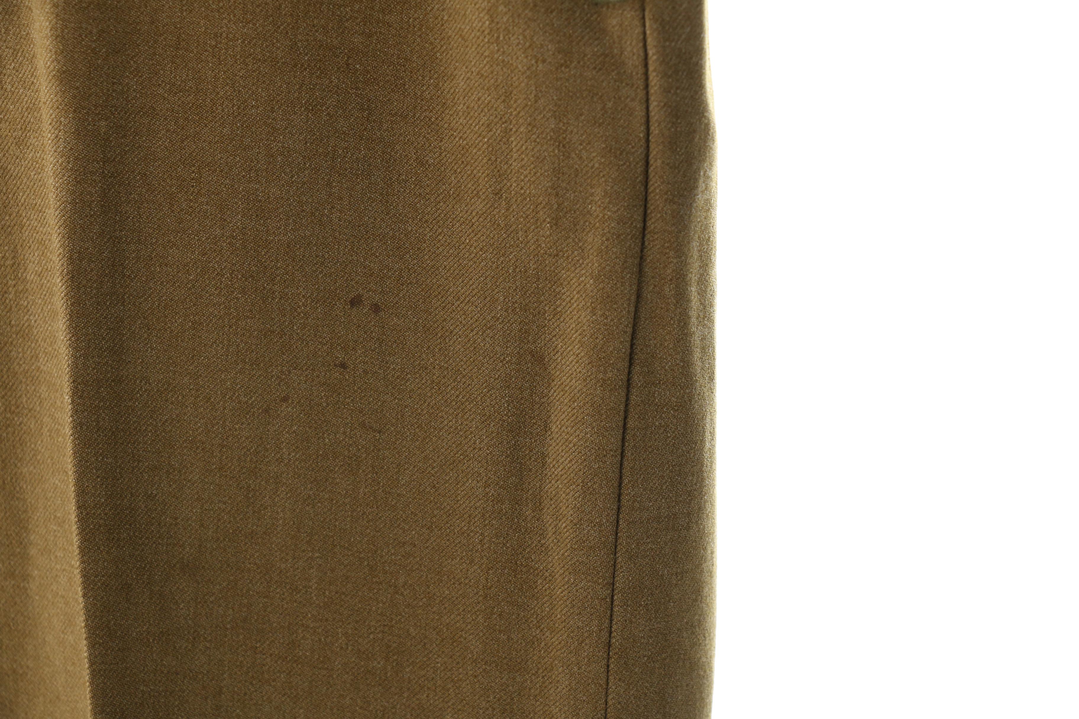 WWII Era Decorated Army Uniform Including Hat, Belt and Tie