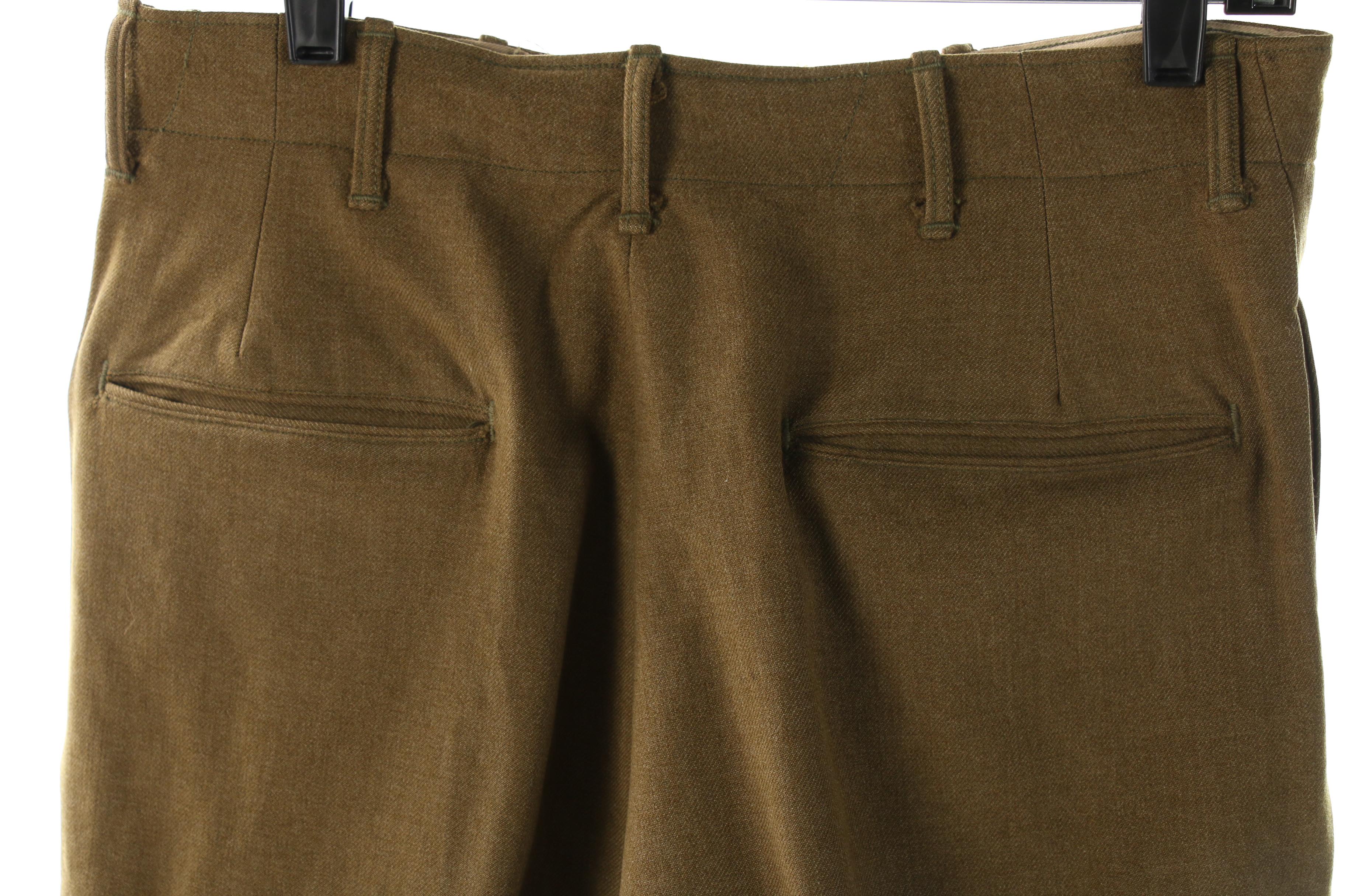 WWII Era Decorated Army Uniform Including Hat, Belt and Tie