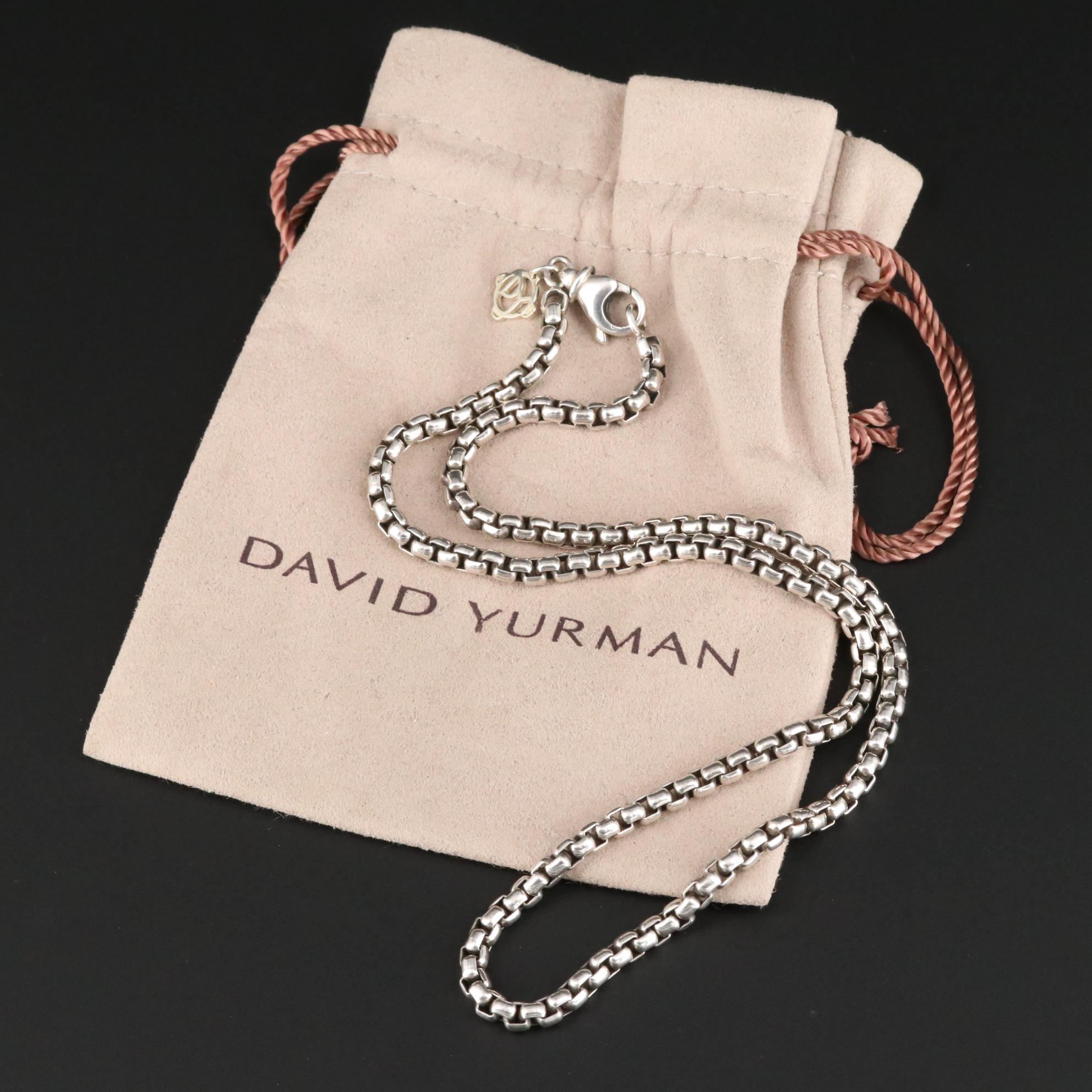 David Yurman Sterling Silver Necklace