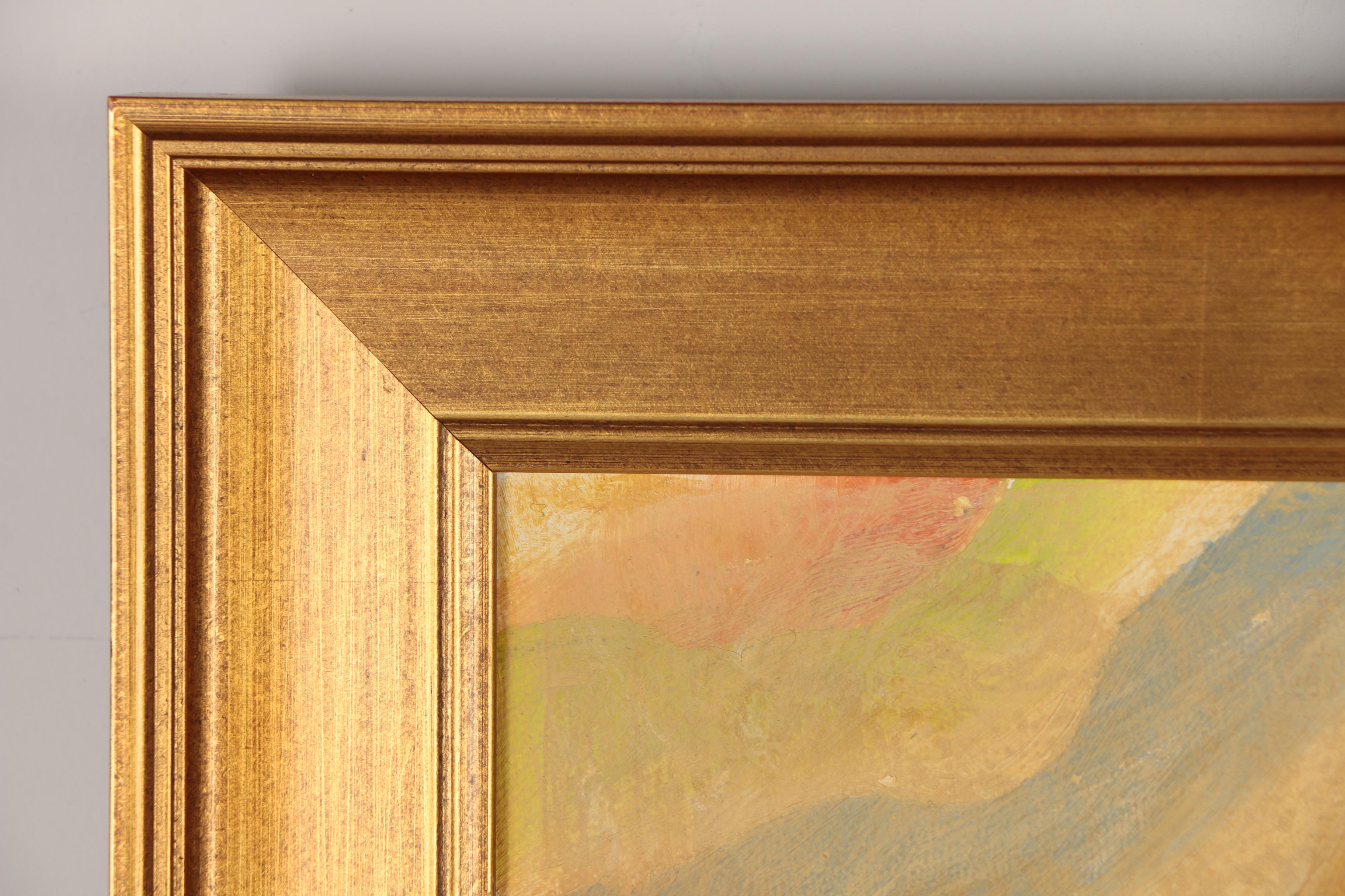 Margaret Voelker-Ferrier Abstract Figural Oil Painting