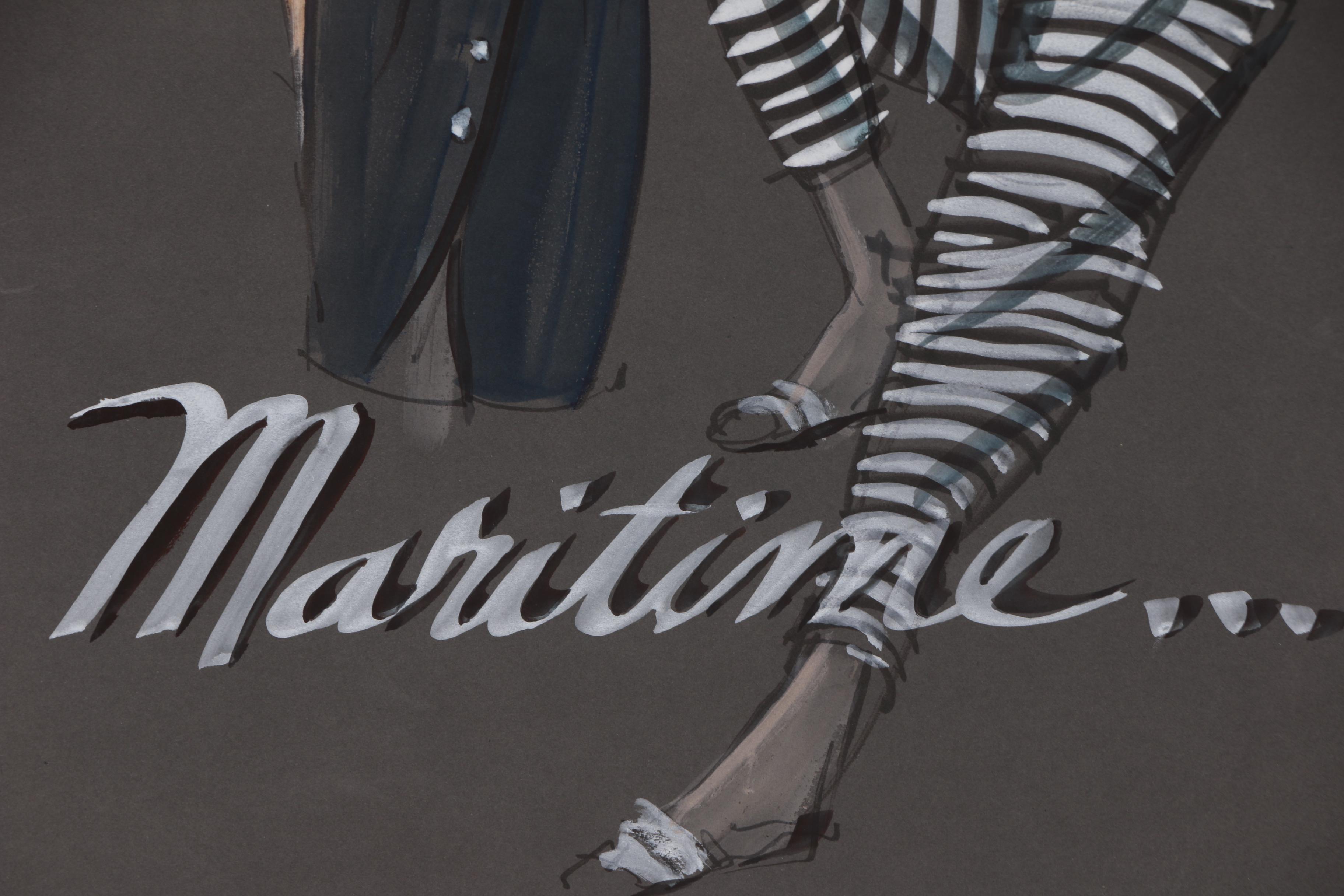 Margaret Voelker-Ferrier Gouache Fashion Illustration