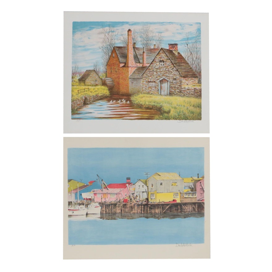 Don Whitlock Architectural Color Lithographs